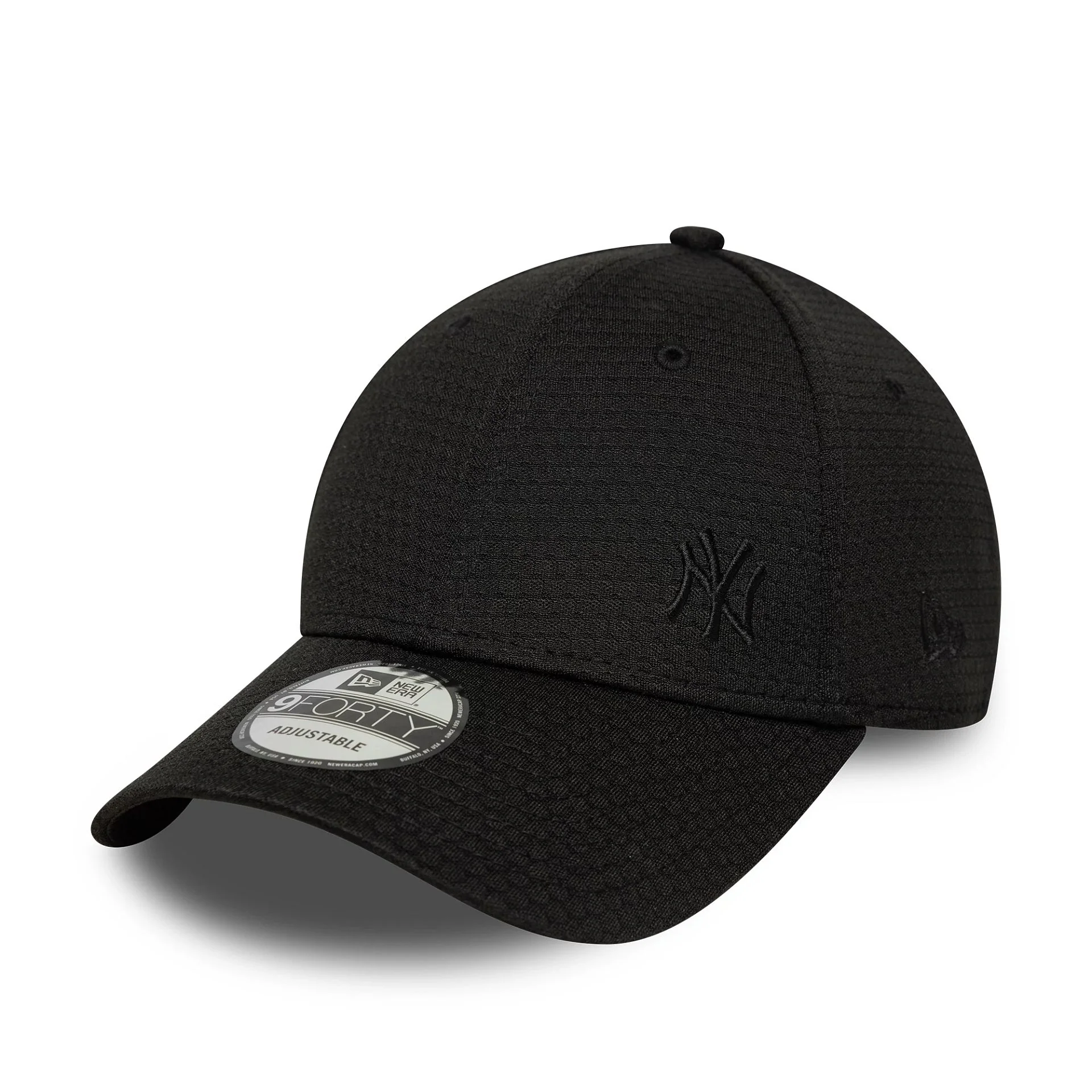 New York Yankees MLB Flawless Monotone Mesh Black 9FORTY Adjustable Cap - Image 5