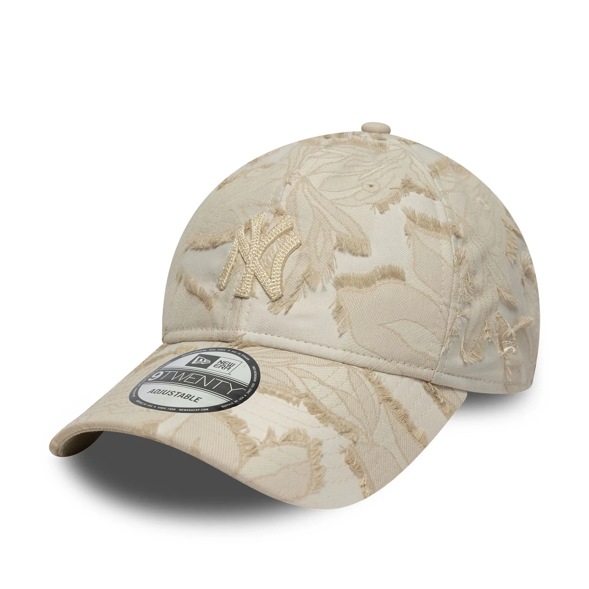 New York Yankees MLB Floral Cream 9TWENTY Adjustable Cap - Image 5
