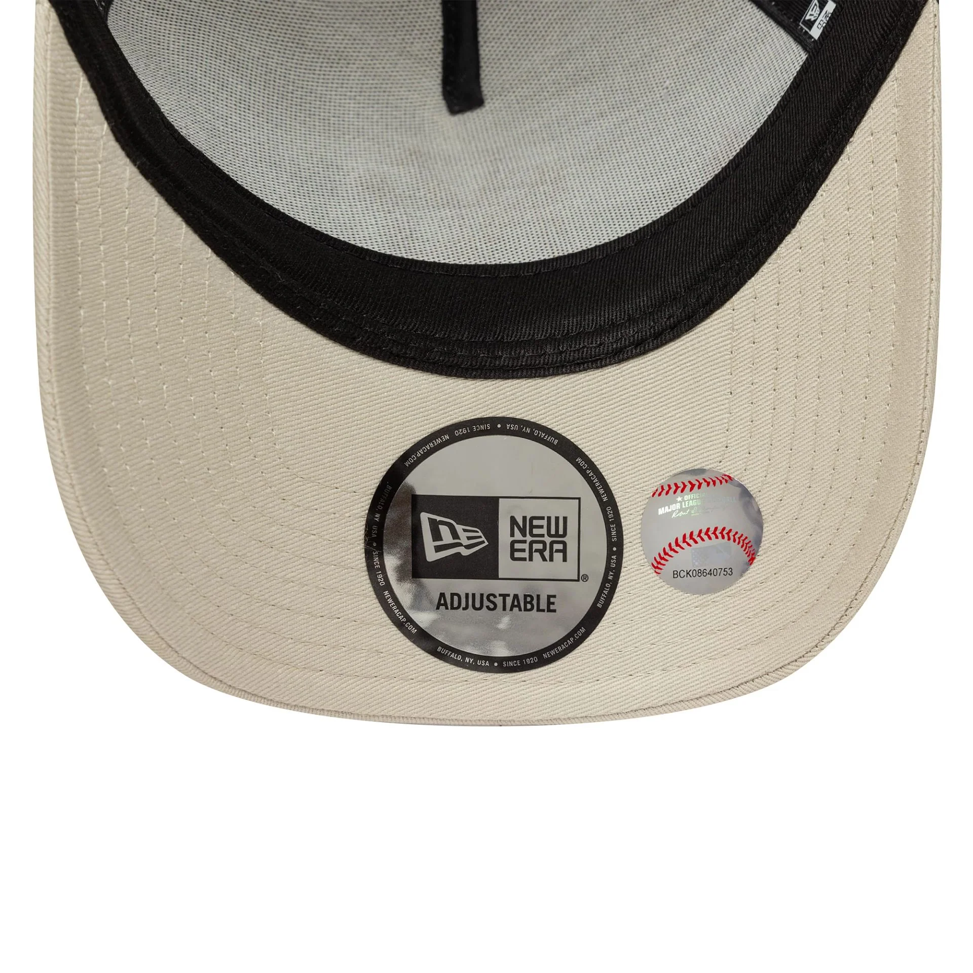 New York Yankees MLB Floral Icon Cream 9FORTY A-Frame Trucker Adjustable Cap - Image 5