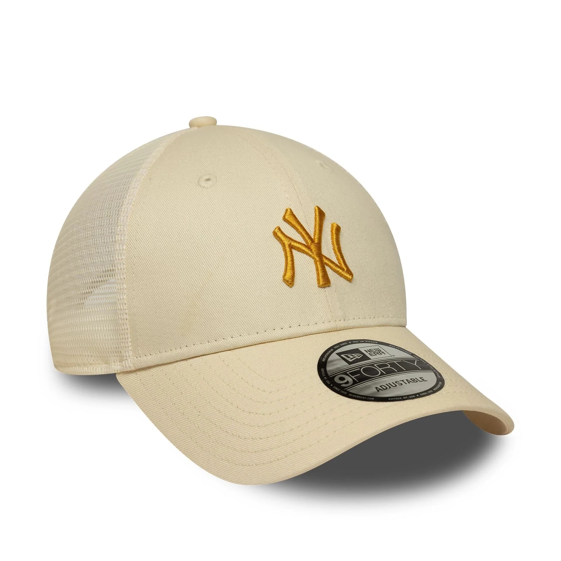 New York Yankees MLB Homefield Cream 9FORTY Trucker Adjustable Cap - Image 3