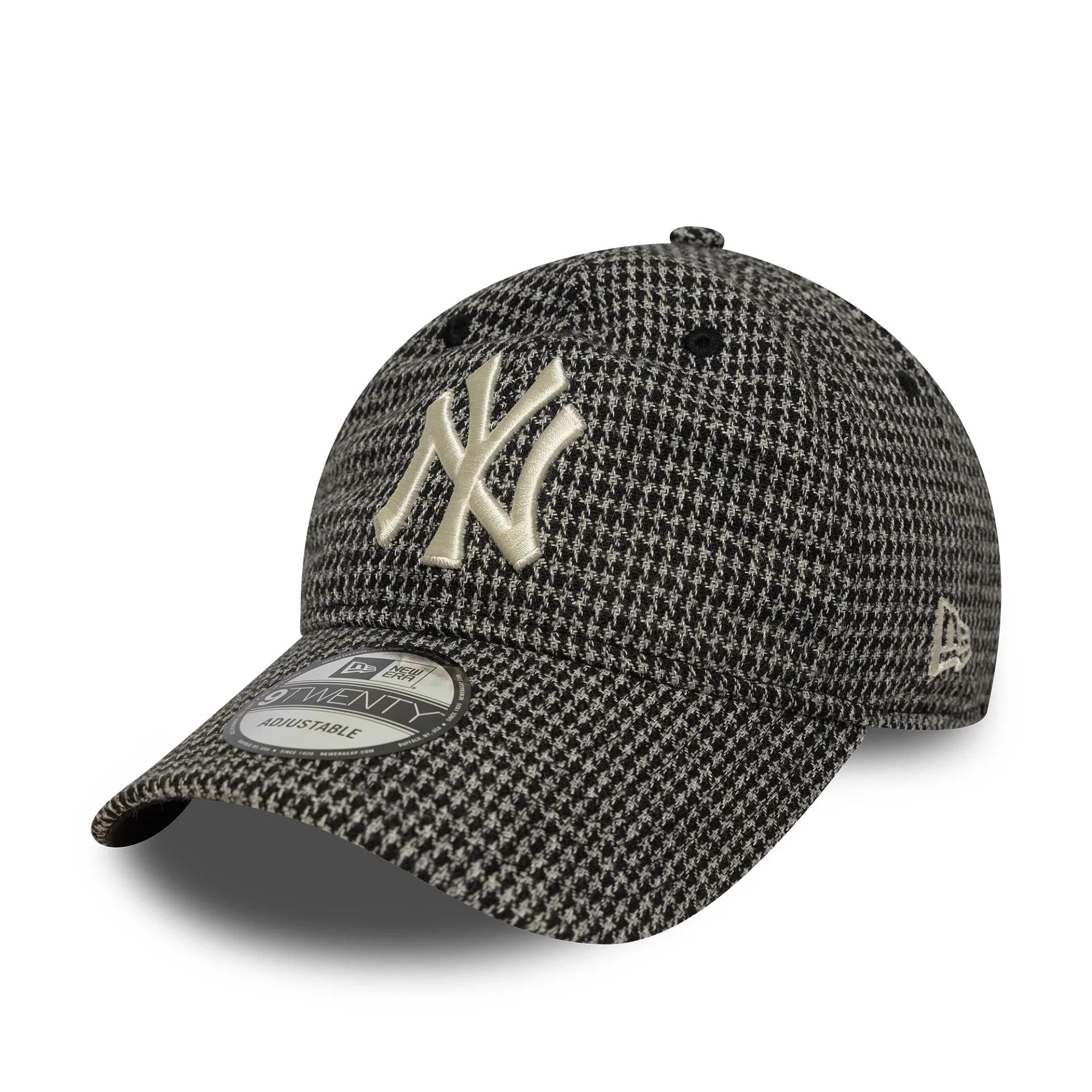 New York Yankees MLB Houndstooth Black 9TWENTY Adjustable Cap - Image 5