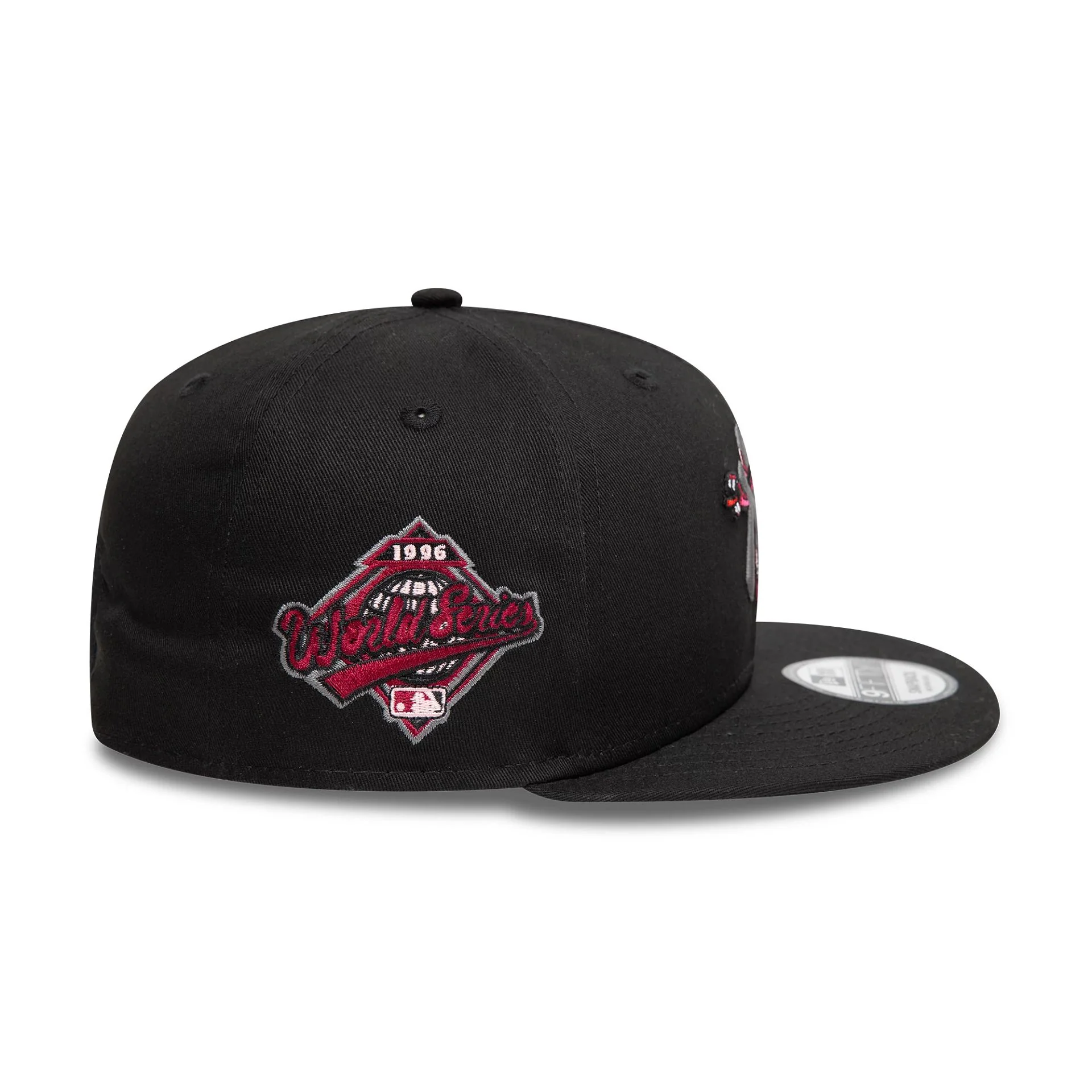 New York Yankees MLB Icon Black 9FIFTY Snapback Adjustable Cap - Image 4