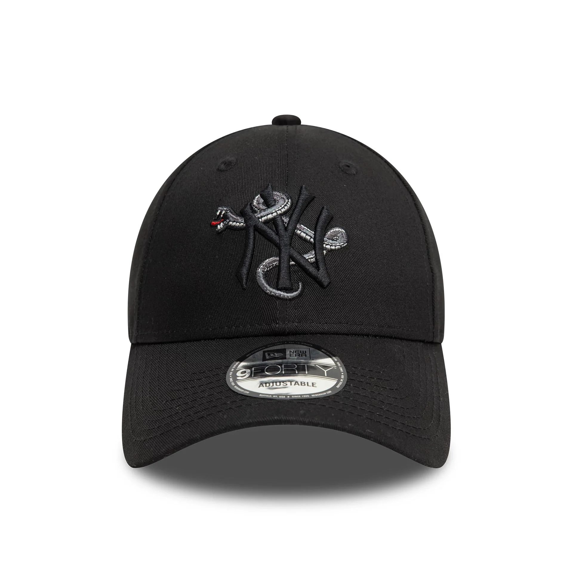 New York Yankees MLB Icon Black 9FORTY Adjustable Cap - Image 6