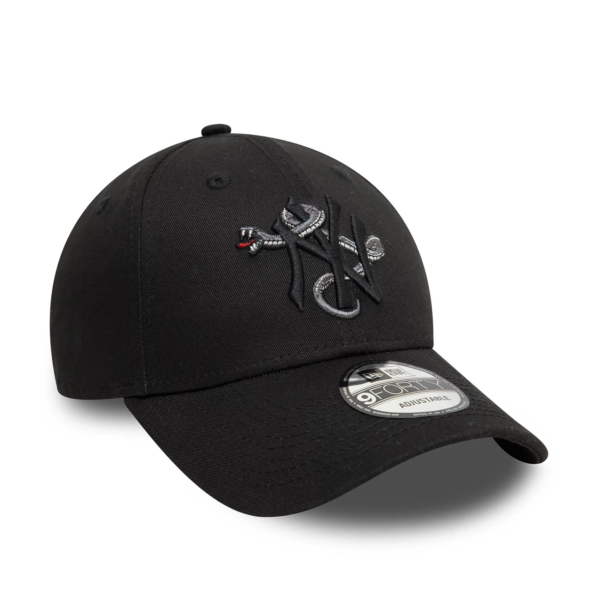 New York Yankees MLB Icon Black 9FORTY Adjustable Cap - Image 7