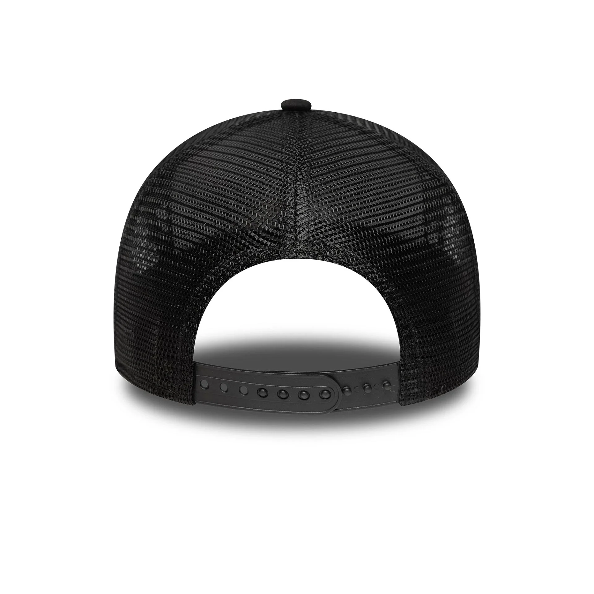 New York Yankees MLB League Essential Black 9FORTY A-Frame Trucker Adjustable Cap - Image 3