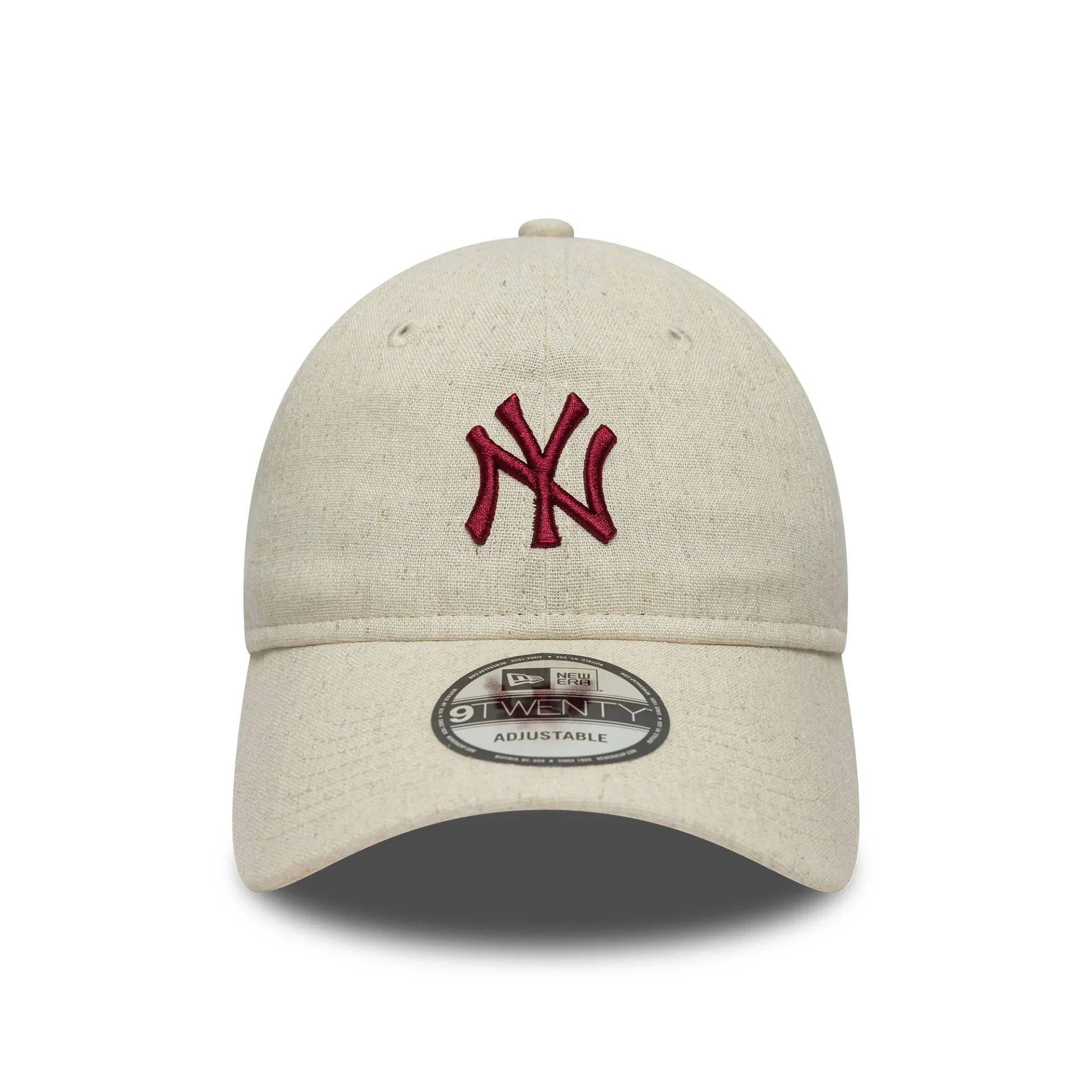 New York Yankees MLB Linen Cream 9TWENTY Adjustable Cap - Image 2
