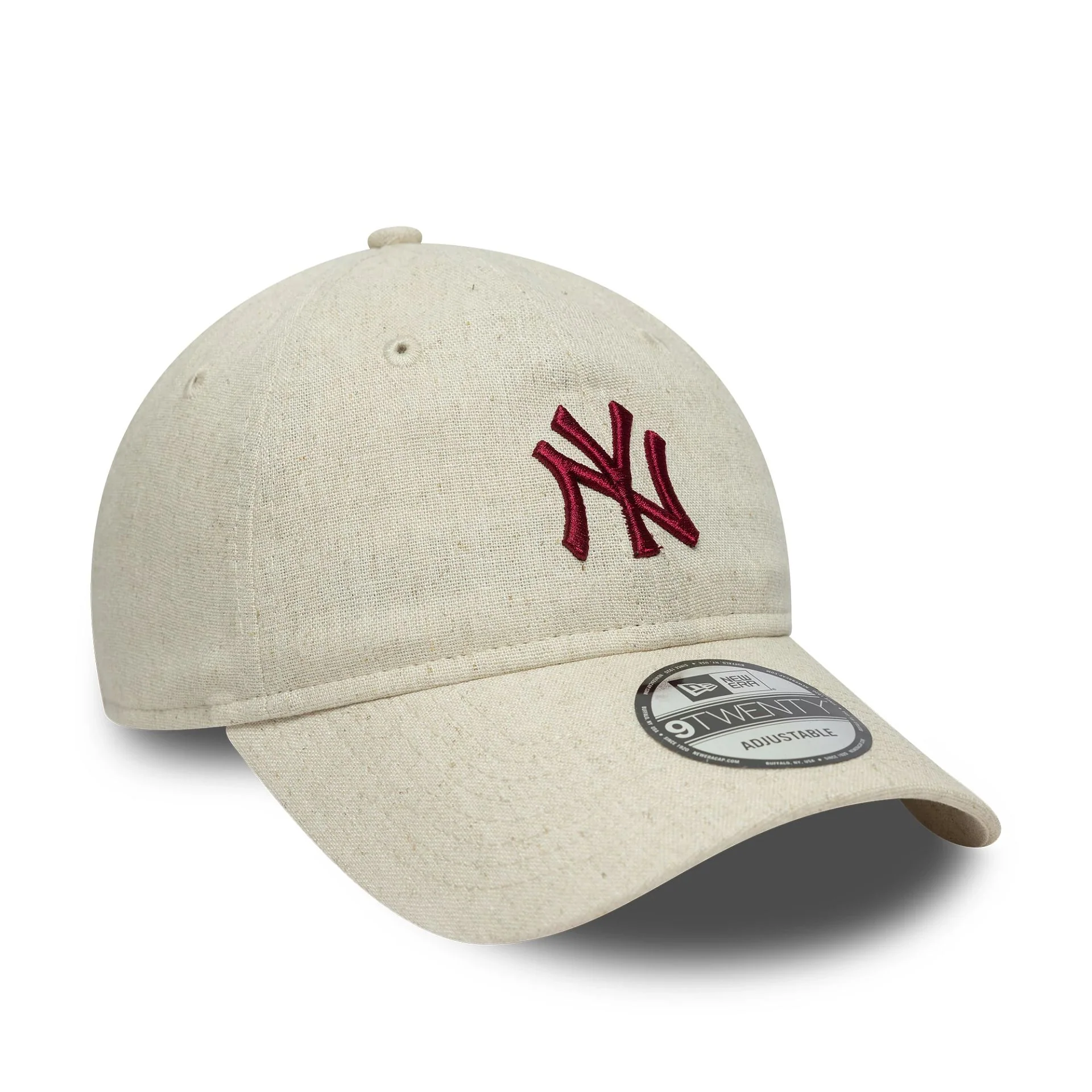 New York Yankees MLB Linen Cream 9TWENTY Adjustable Cap - Image 3