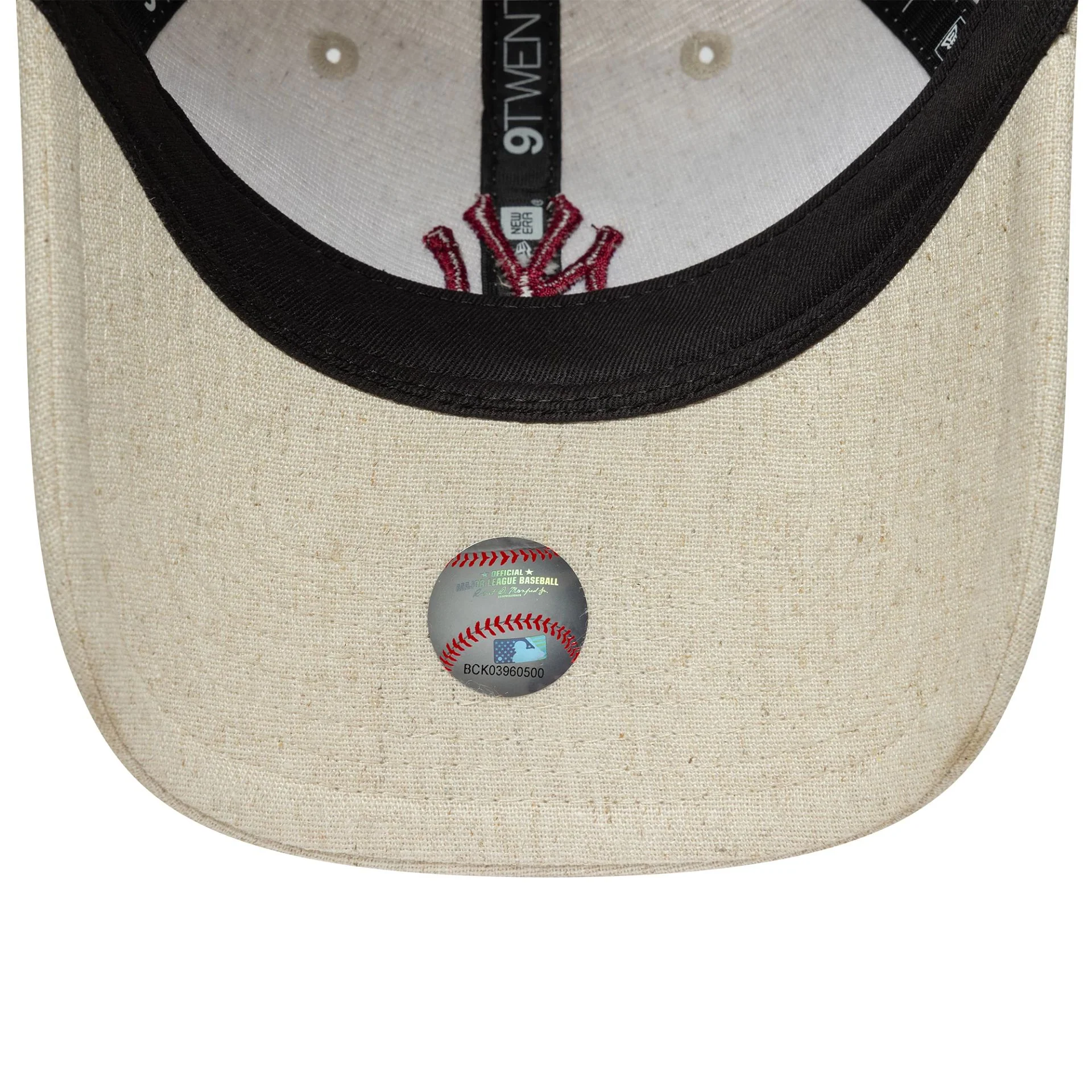 New York Yankees MLB Linen Cream 9TWENTY Adjustable Cap - Image 5
