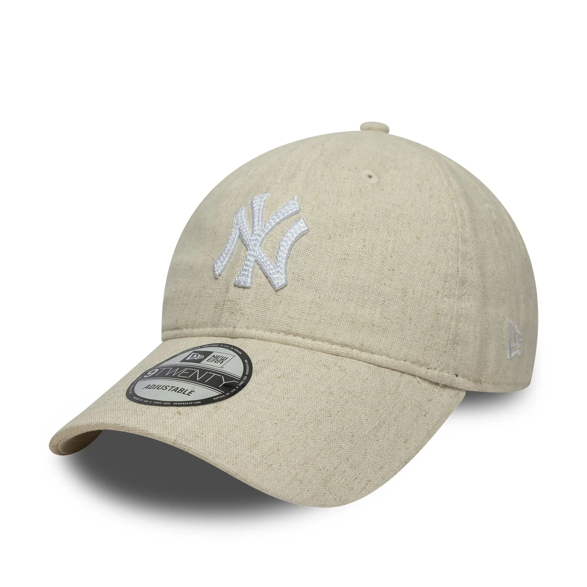New York Yankees MLB Linen Light Beige 9TWENTY Adjustable Cap - Image 5