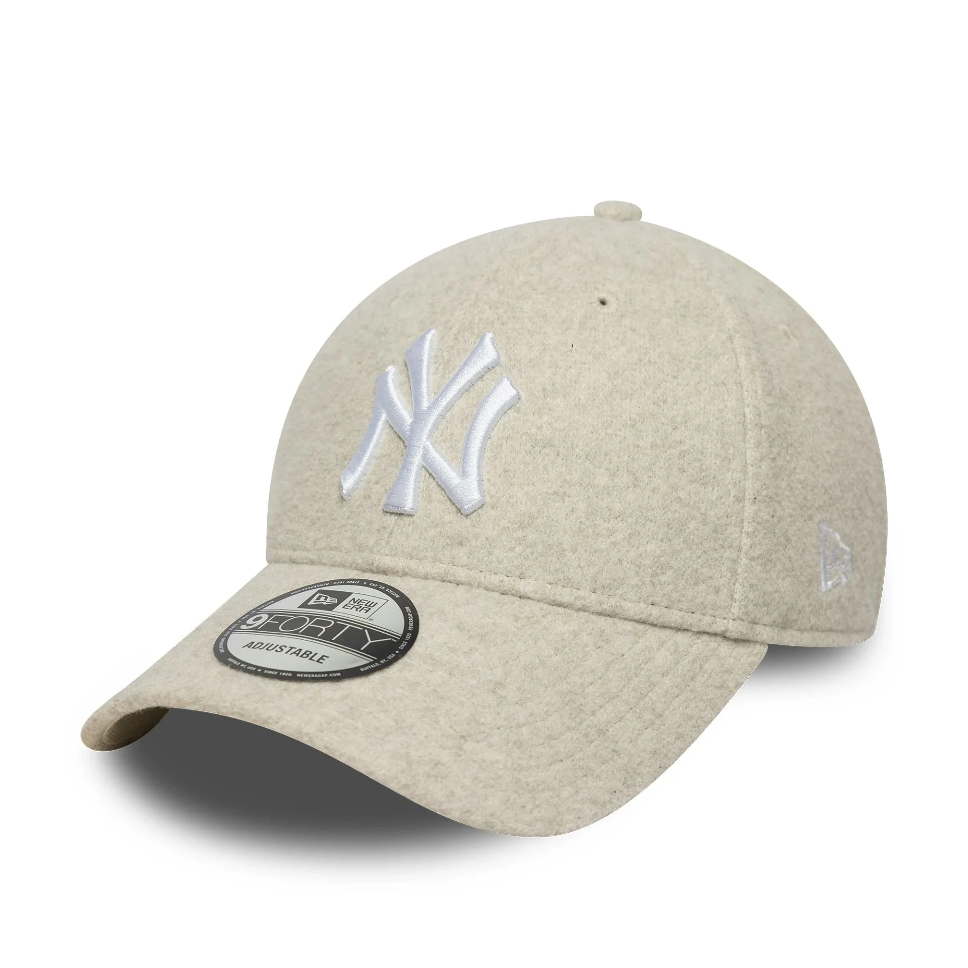 New York Yankees MLB Melton Wool Cream 9FORTY Adjustable Cap - Image 5