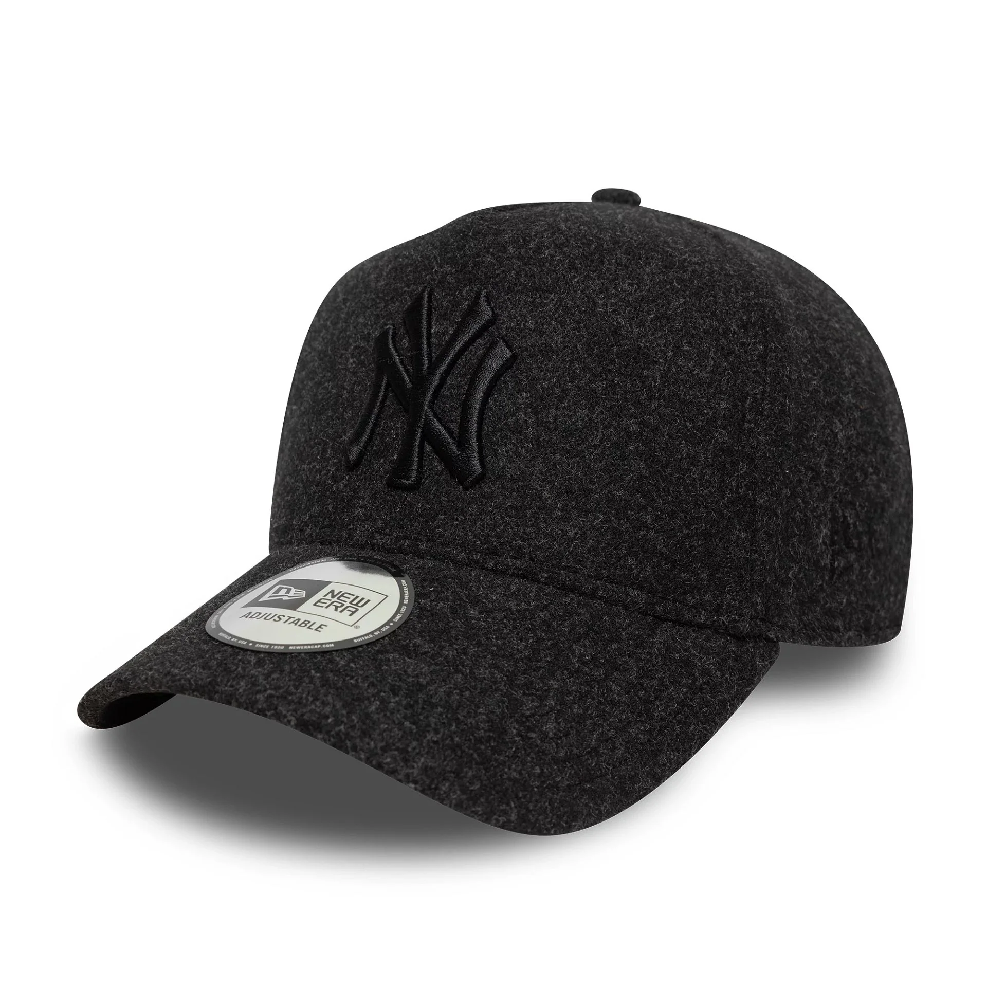New York Yankees MLB Melton Wool Dark Grey 9FORTY E-Frame Adjustable Cap - Image 5