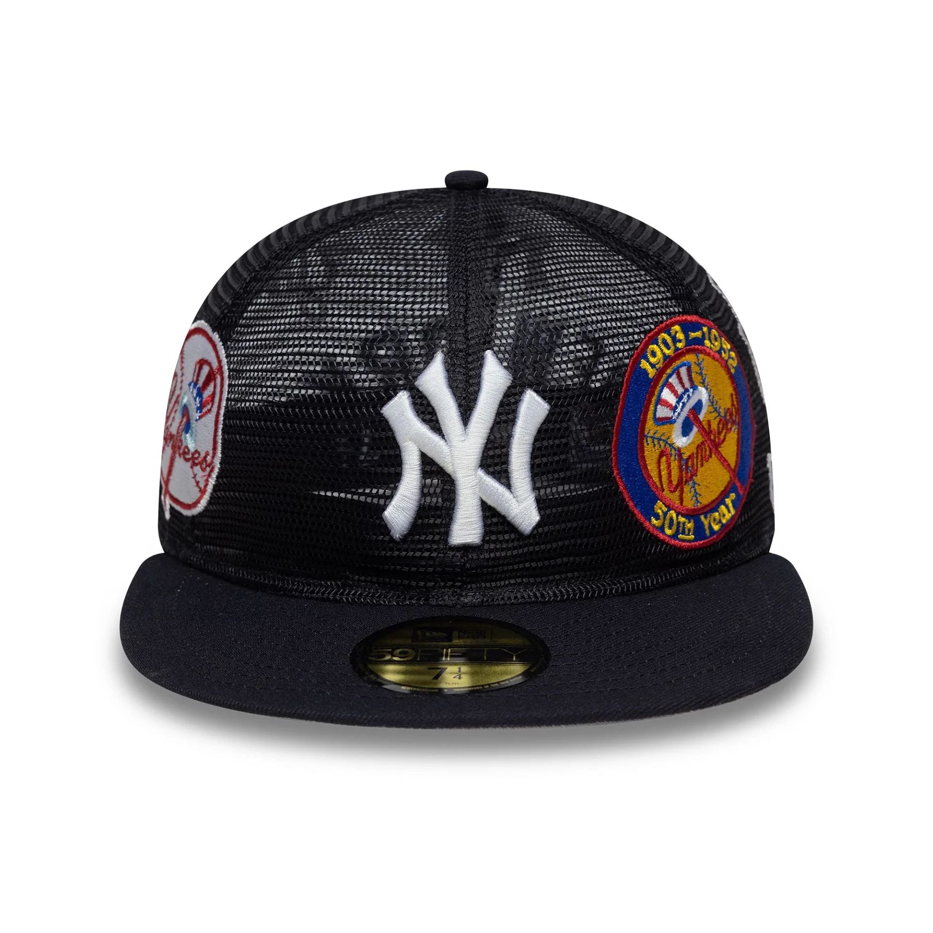 New York Yankees MLB Mesh Navy 59FIFTY FItted Cap - Image 3
