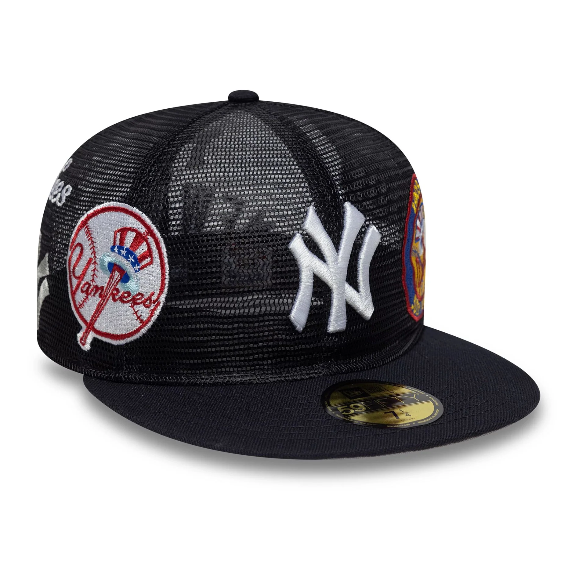 New York Yankees MLB Mesh Navy 59FIFTY FItted Cap - Image 4