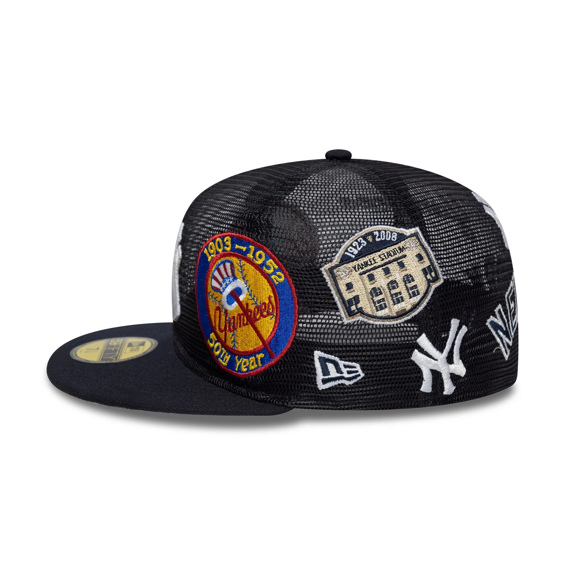 New York Yankees MLB Mesh Navy 59FIFTY FItted Cap - Image 5