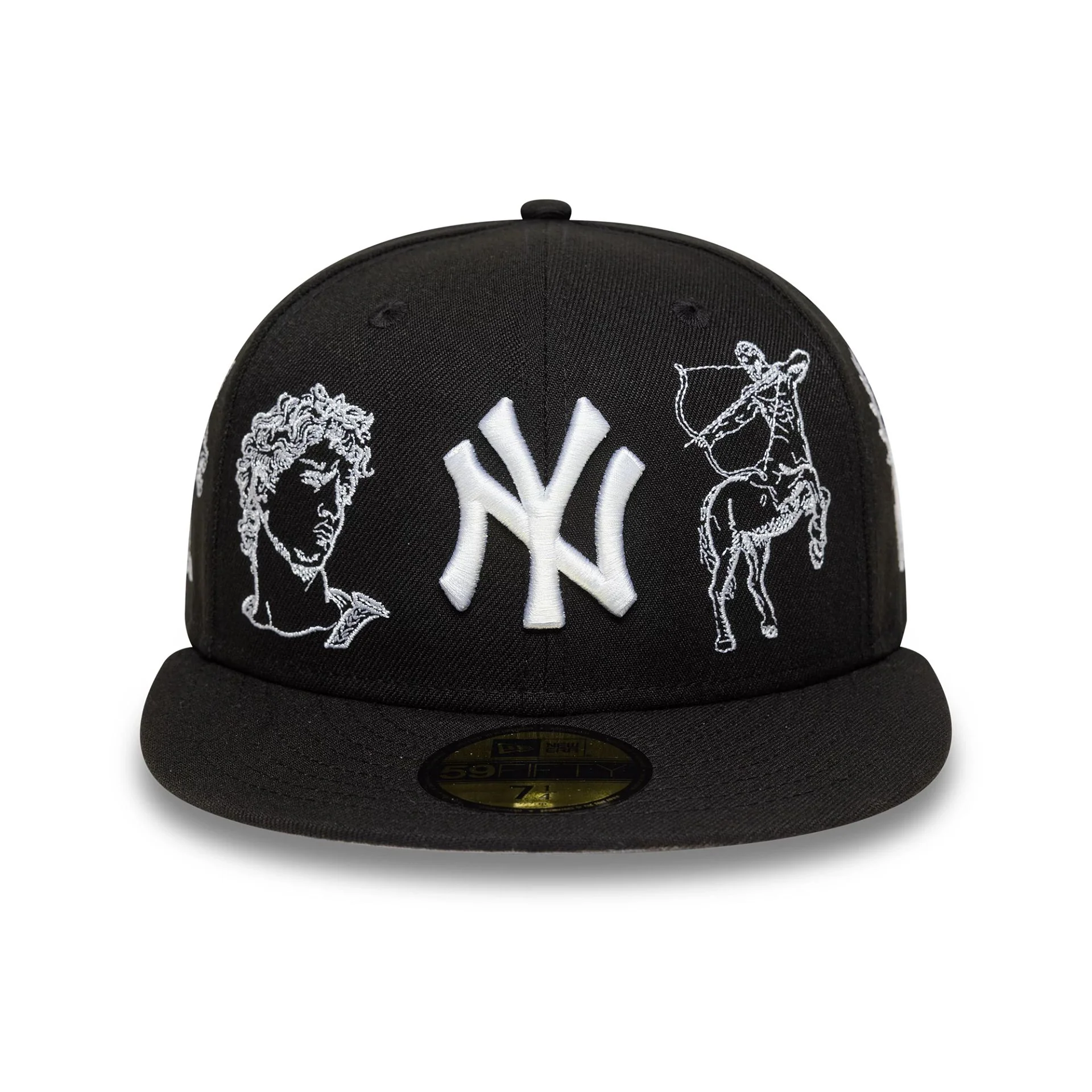 New York Yankees MLB Mythical Black 59FIFTY FItted Cap - Image 2