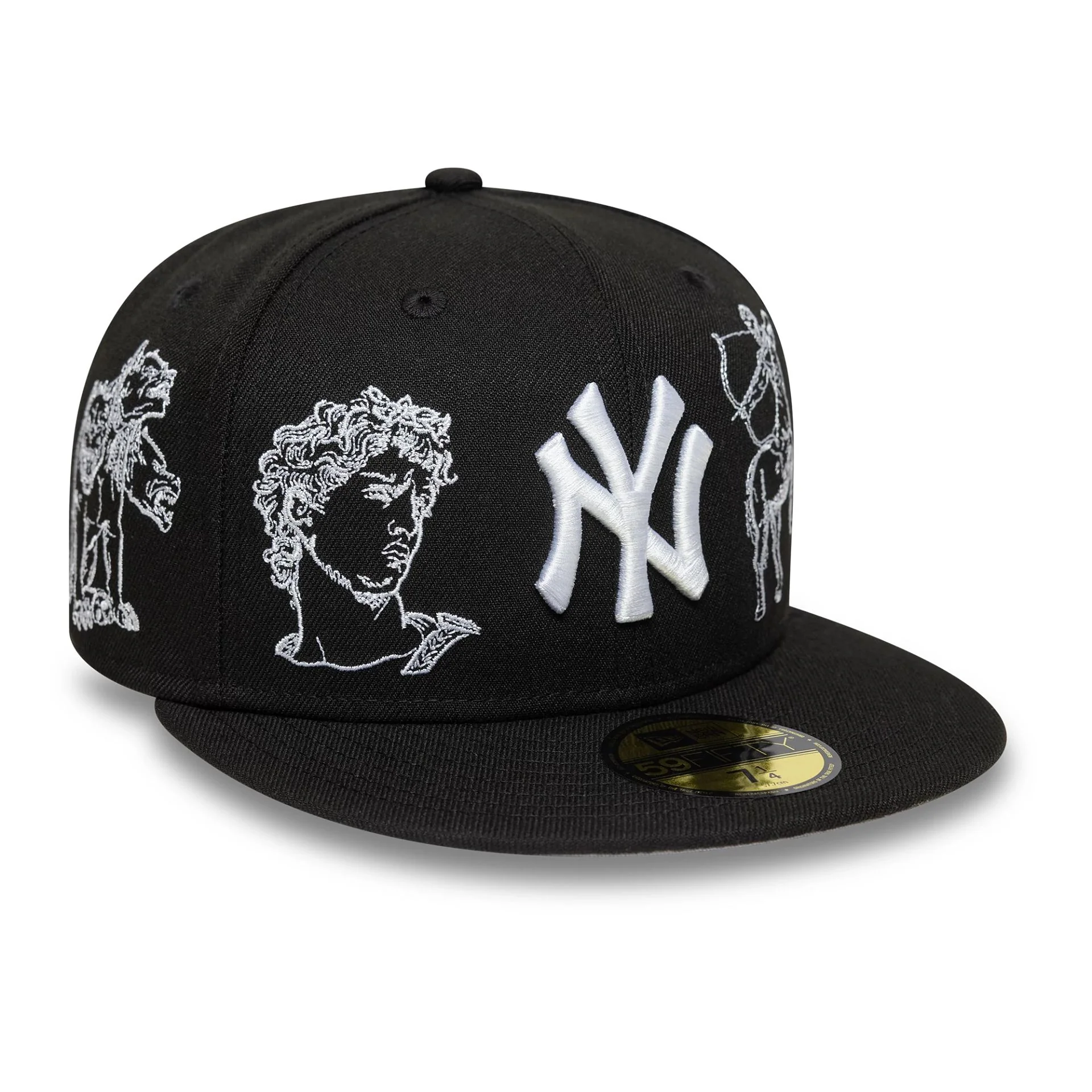 New York Yankees MLB Mythical Black 59FIFTY FItted Cap - Image 3