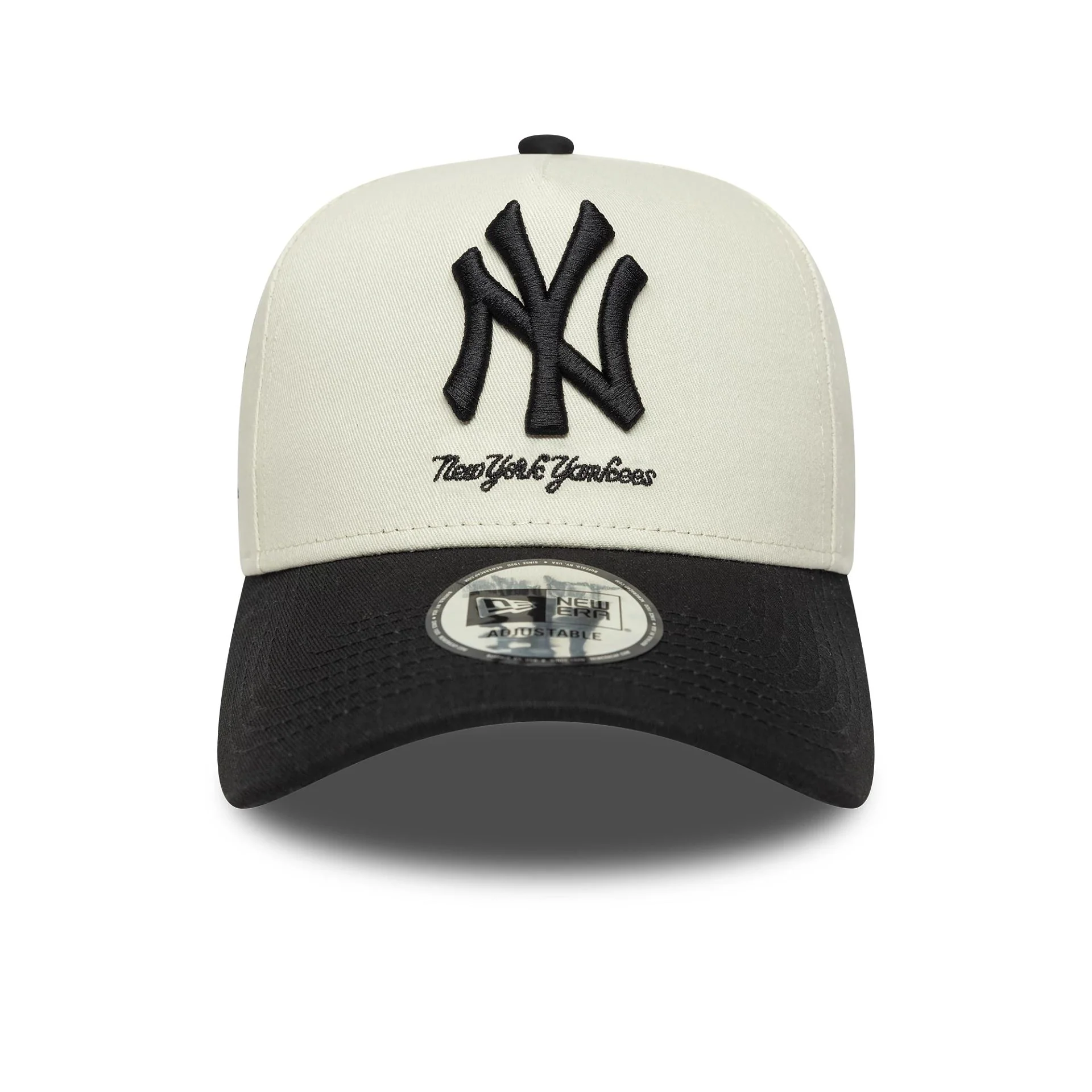 New York Yankees MLB Mythical Cream 9FORTY E-Frame Adjustable Cap - Image 2