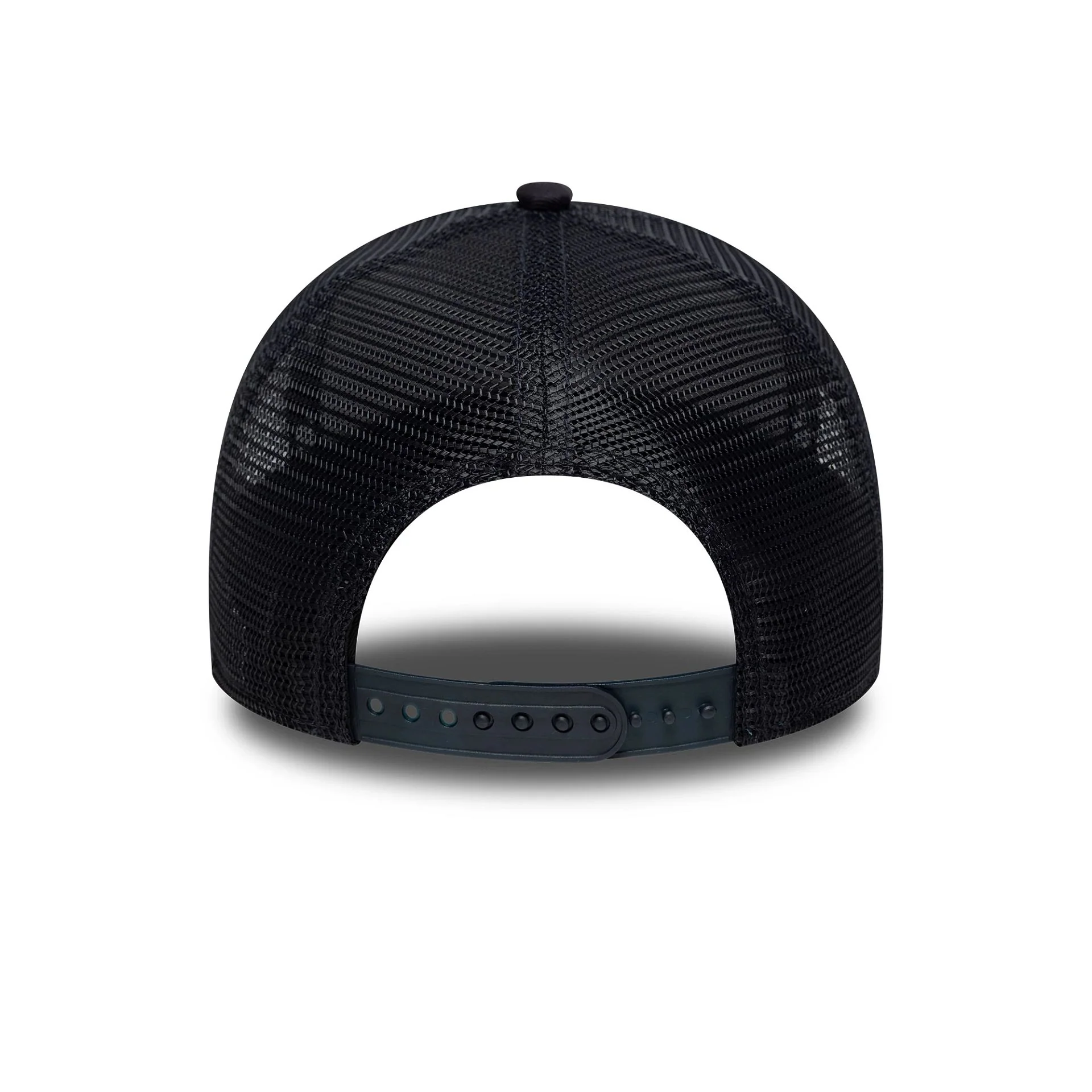 New York Yankees MLB Outline Navy 9FORTY E-Frame Trucker Cap - Image 3