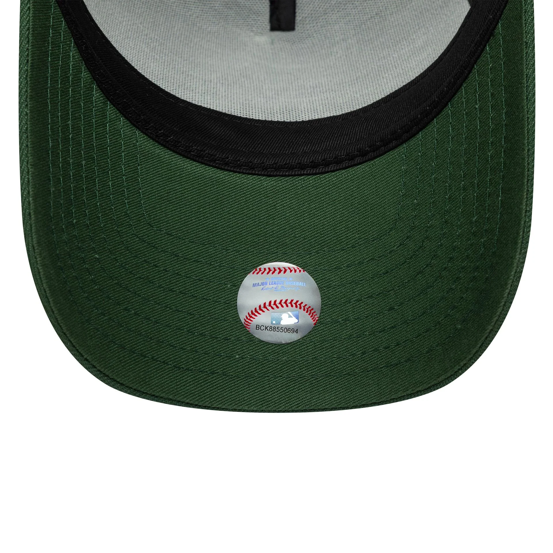 New York Yankees MLB Outline Script Dark Green 9FORTY E-Frame Cap - Image 4