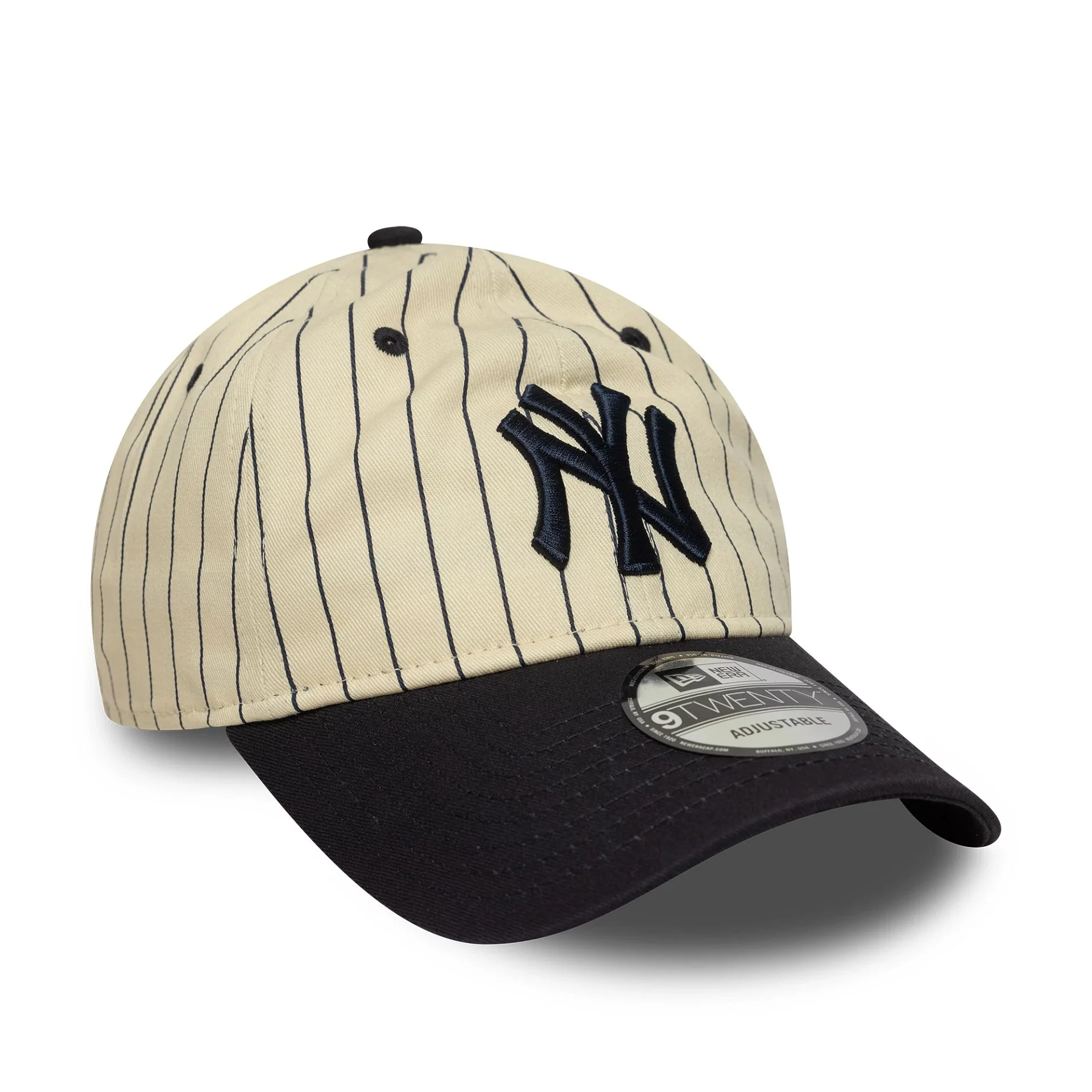 New York Yankees MLB Pinstripe Navy 9TWENTY Adjustable Cap - Image 2