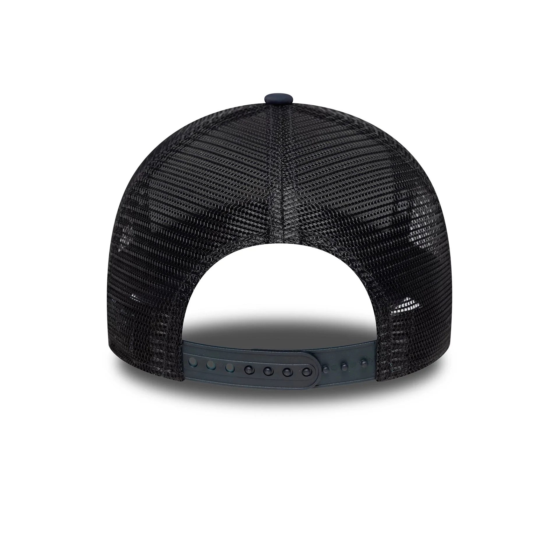 New York Yankees MLB Script Navy 9FORTY A-Frame Trucker Adjustable Cap - Image 3