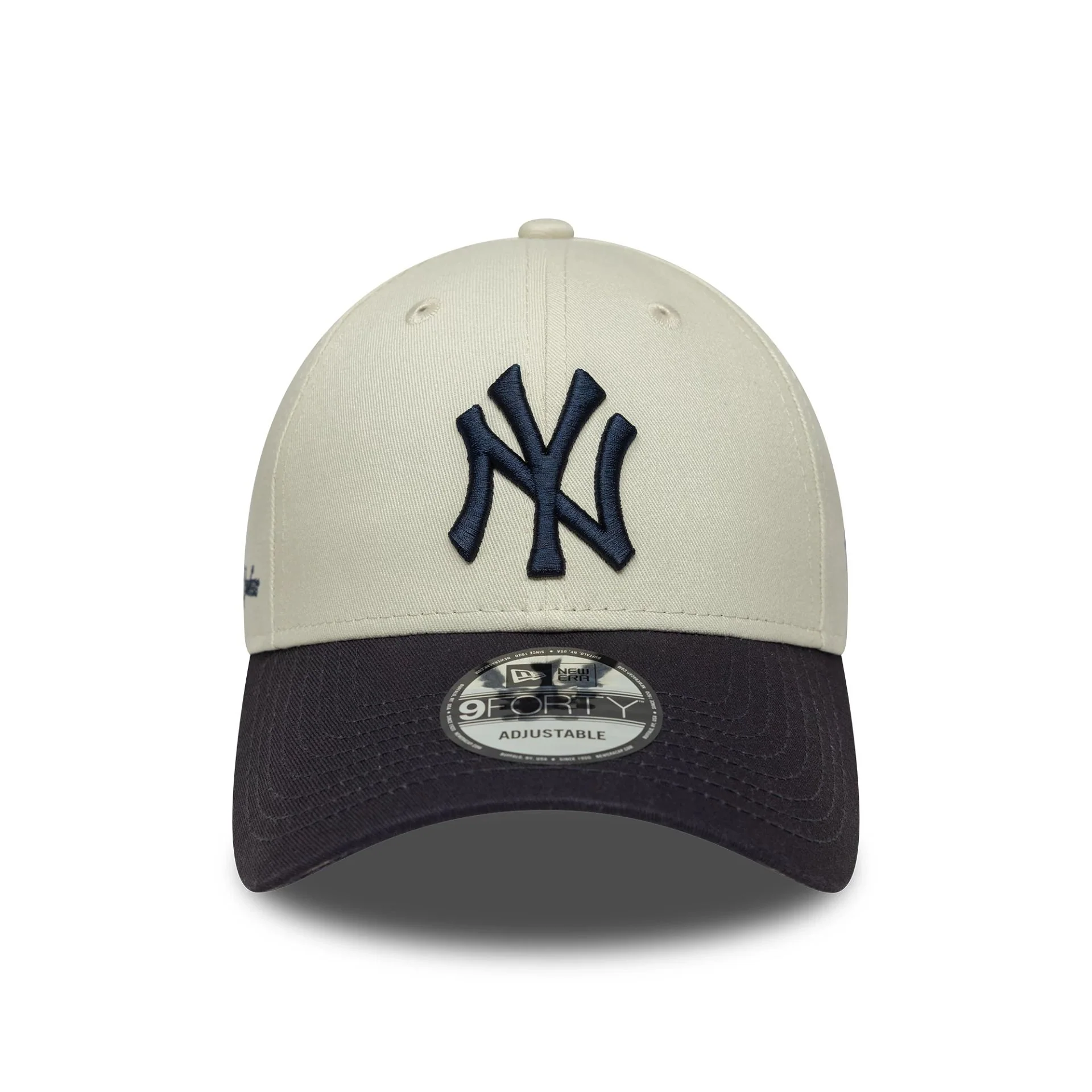 New York Yankees MLB Side Script Cream 9FORTY Adjustable Cap - Image 2