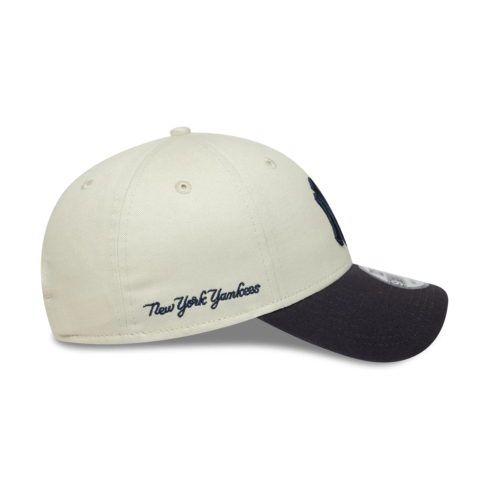 New York Yankees MLB Side Script Cream 9FORTY Adjustable Cap - Image 4