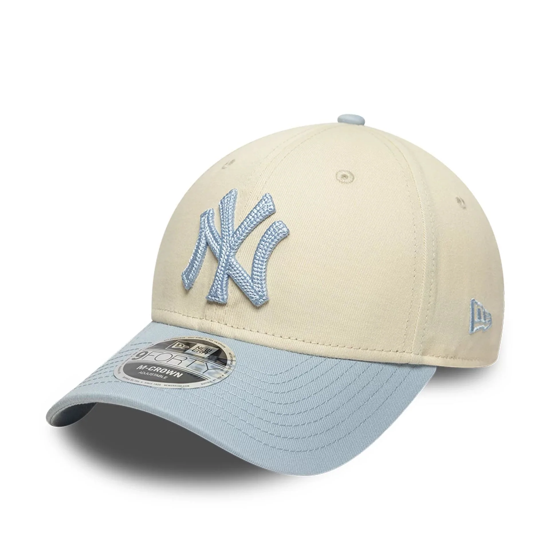 New York Yankees MLB Side Script Cream 9FORTY M-Crown Adjustable Cap - Image 4