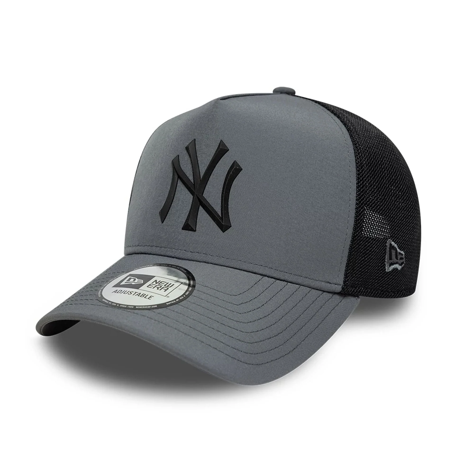 New York Yankees MLB Sport Charcoal 9FORTY A-Frame Trucker Adjustable Cap - Image 4