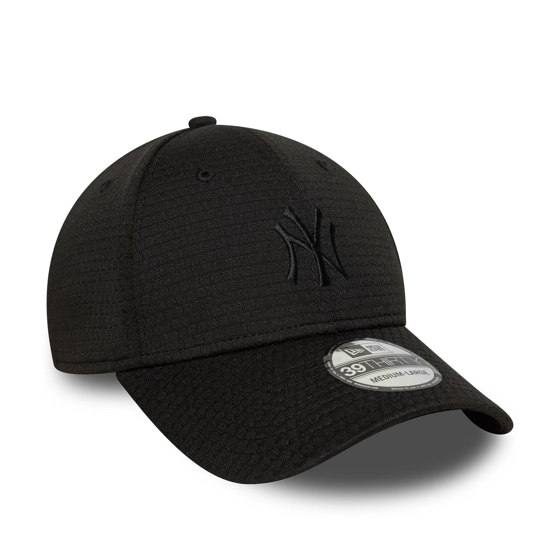 New York Yankees MLB Stretch Mesh Black 39THIRTY Stretch-Fit Cap - Image 2