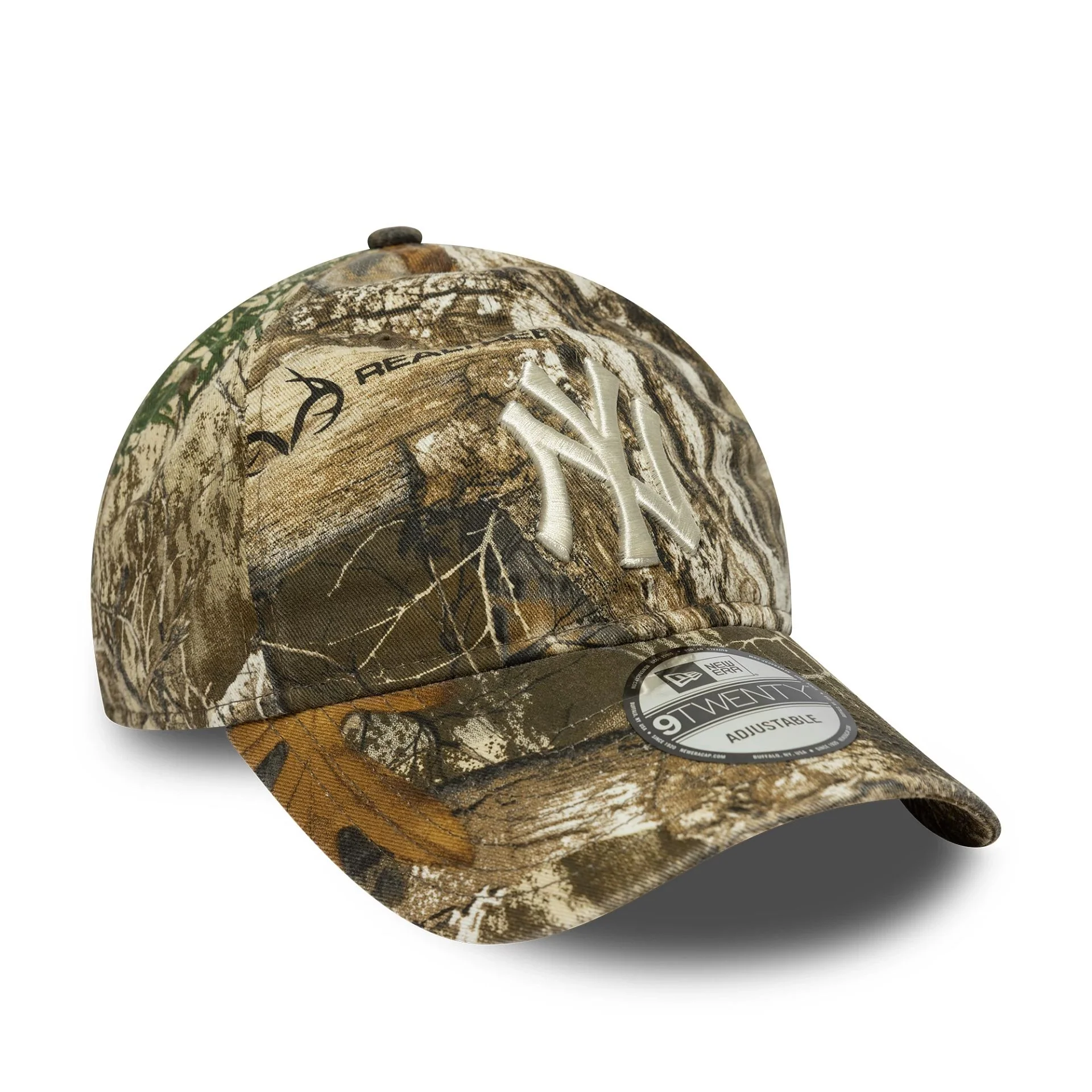 New York Yankees MLB Washed Real Tree All Over Print 9TWENTY Adjustable Cap - Image 2