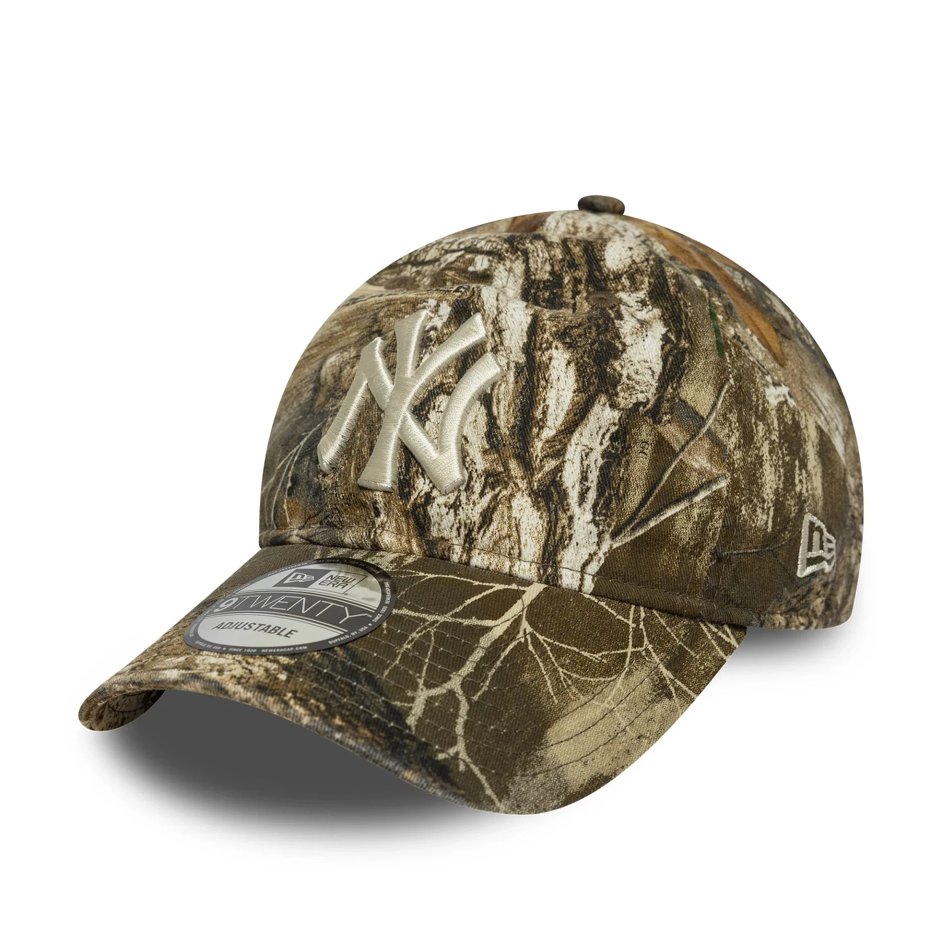 New York Yankees MLB Washed Real Tree All Over Print 9TWENTY Adjustable Cap - Image 5