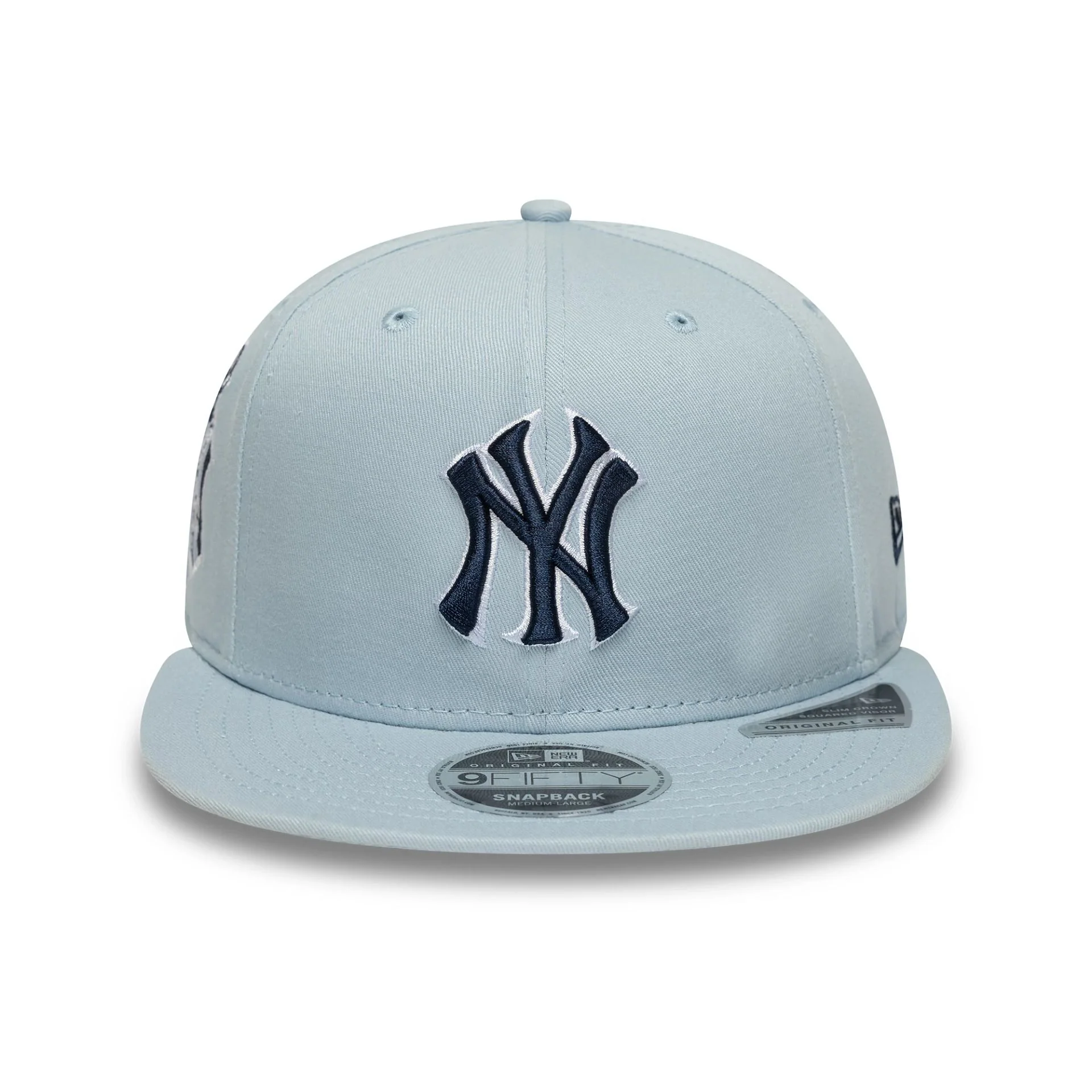 New York Yankees MLB World Series Pastel Blue 9FIFTY Original Fit Snapback Adjustable Cap - Image 2
