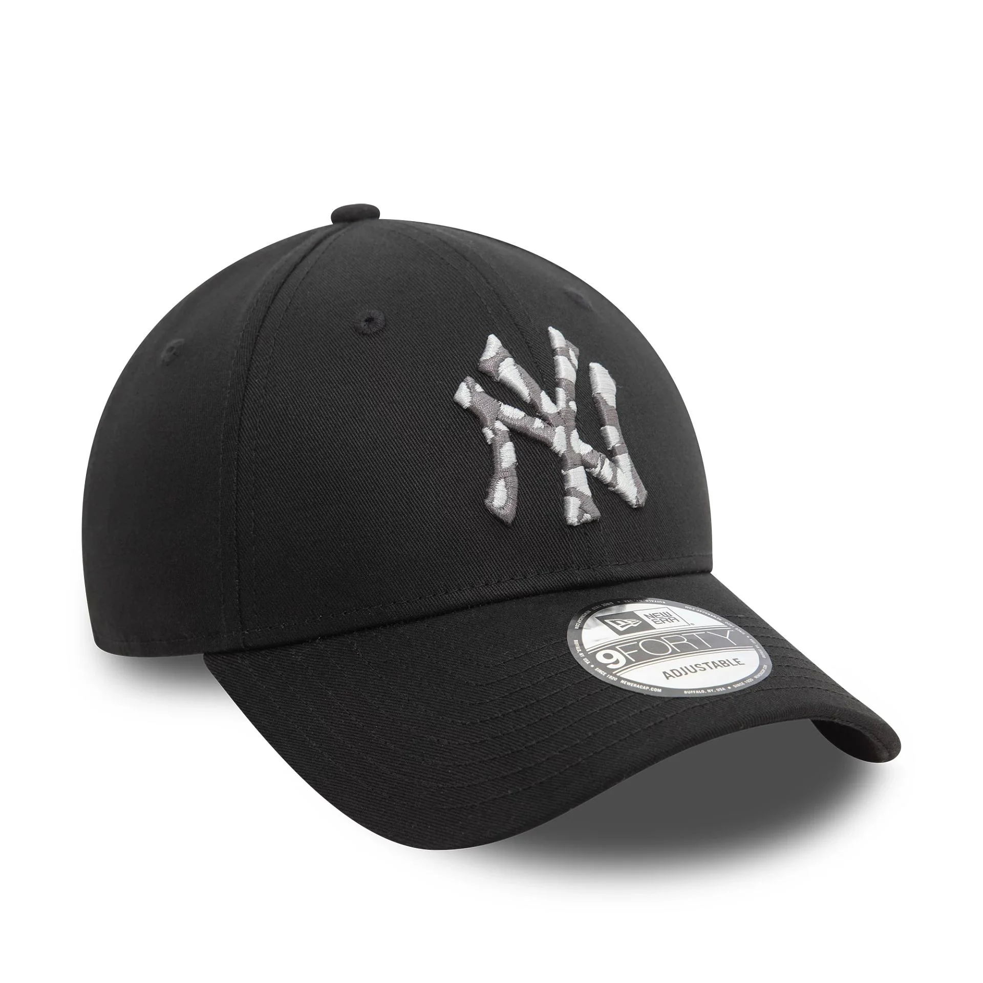 New York Yankees Seasonal Infill Black 9FORTY Adjustable Cap - Image 3