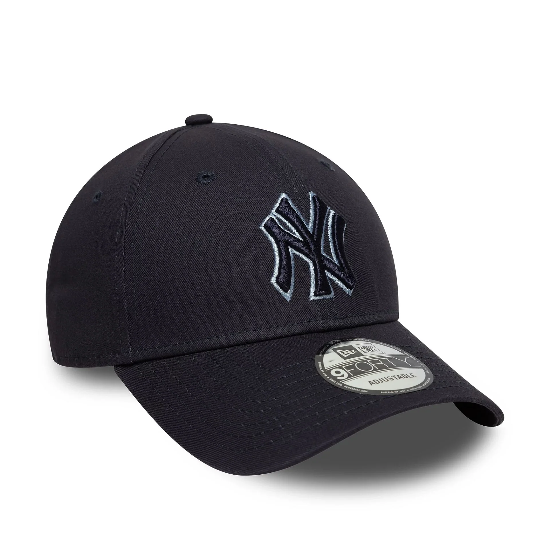 New York Yankees Team Outline Navy 9FORTY Adjustable Cap - Image 3