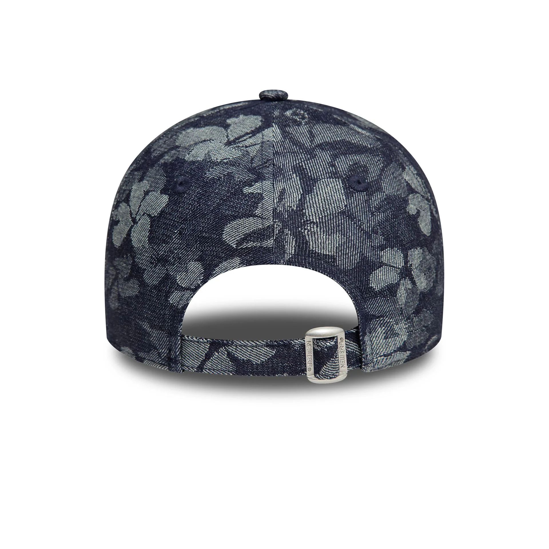 New York Yankees Womens Floral Denim Blue 9TWENTY Adjustable Cap - Image 4