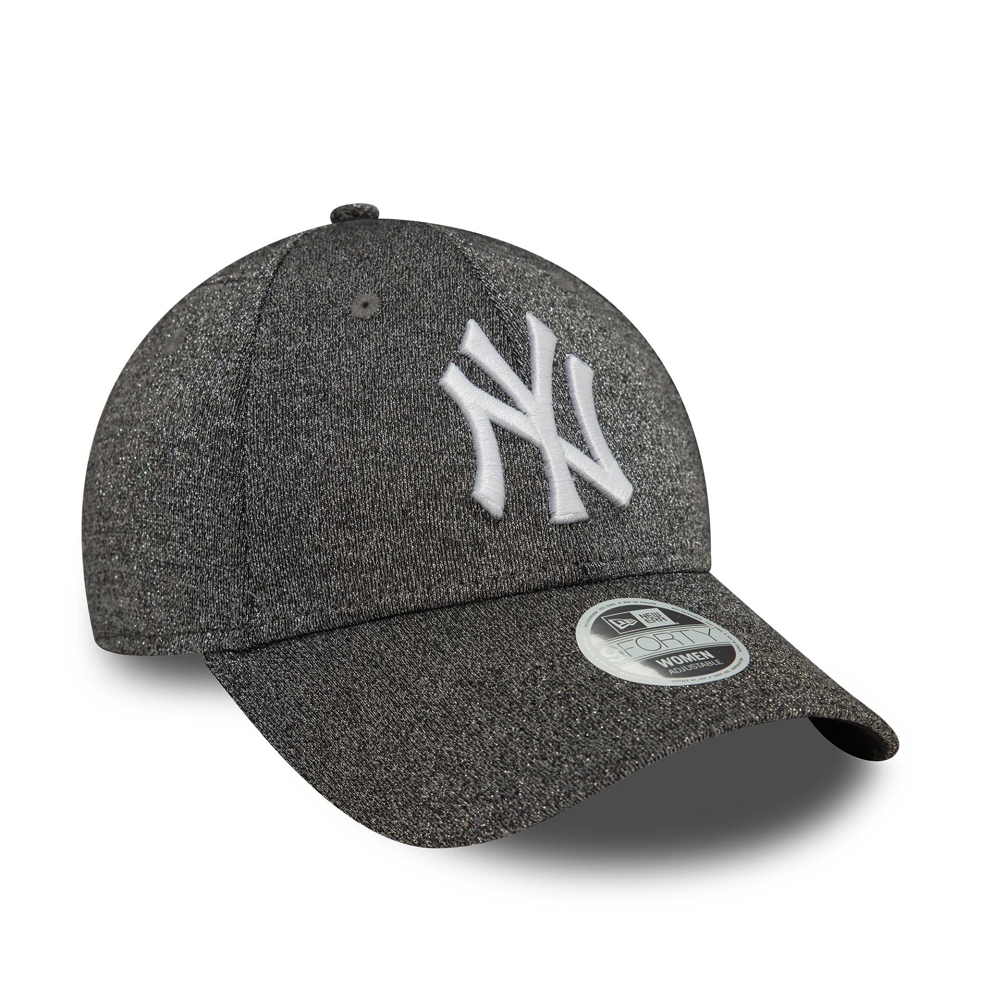 New York Yankees Womens Glitter Black 9FORTY Adjustable Cap - Image 3