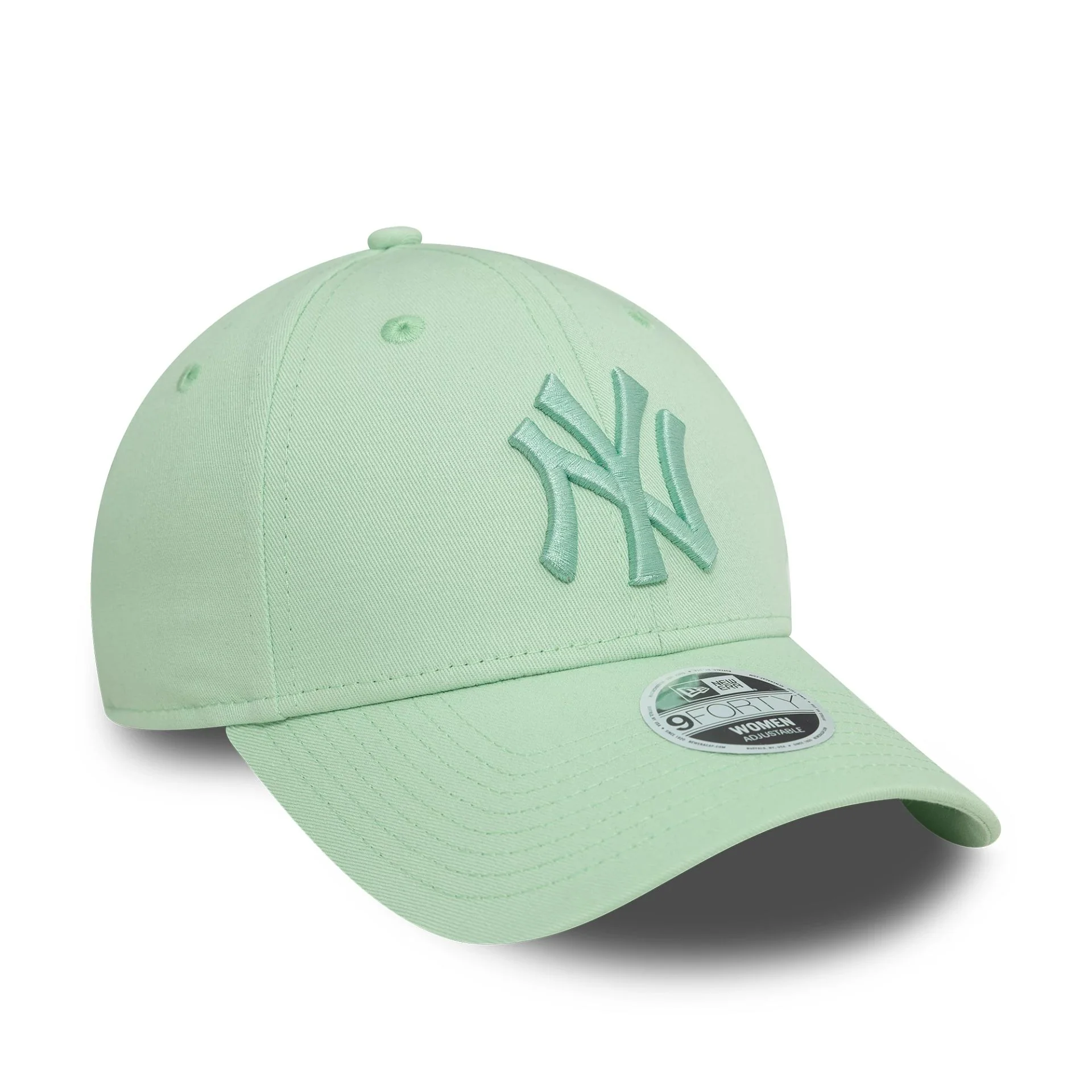 New York Yankees Womens League Essential Pastel Green 9FORTY Adjustable Cap - Image 3