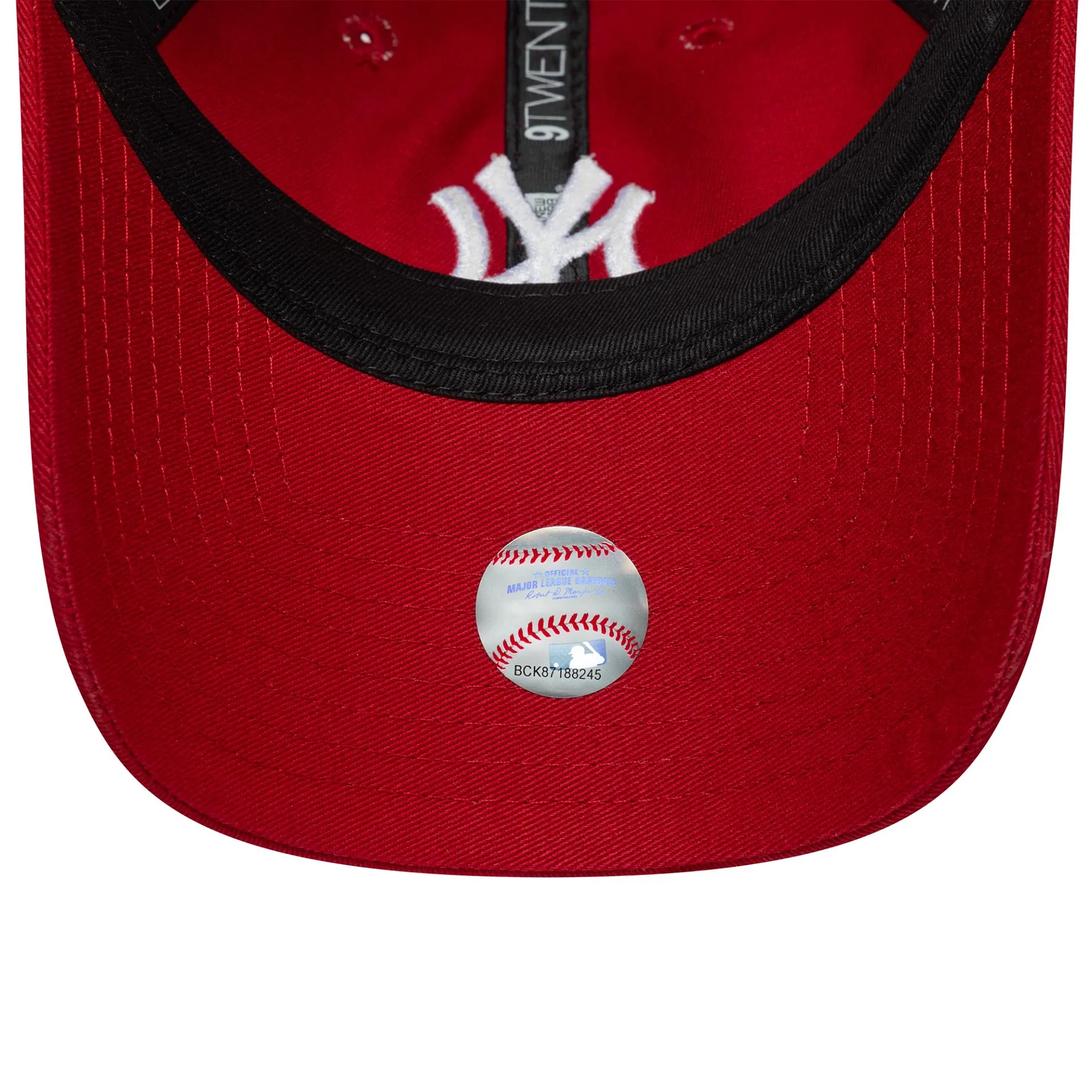 New York Yankees Womens Midi Dark Red 9TWENTY Cap - Image 4