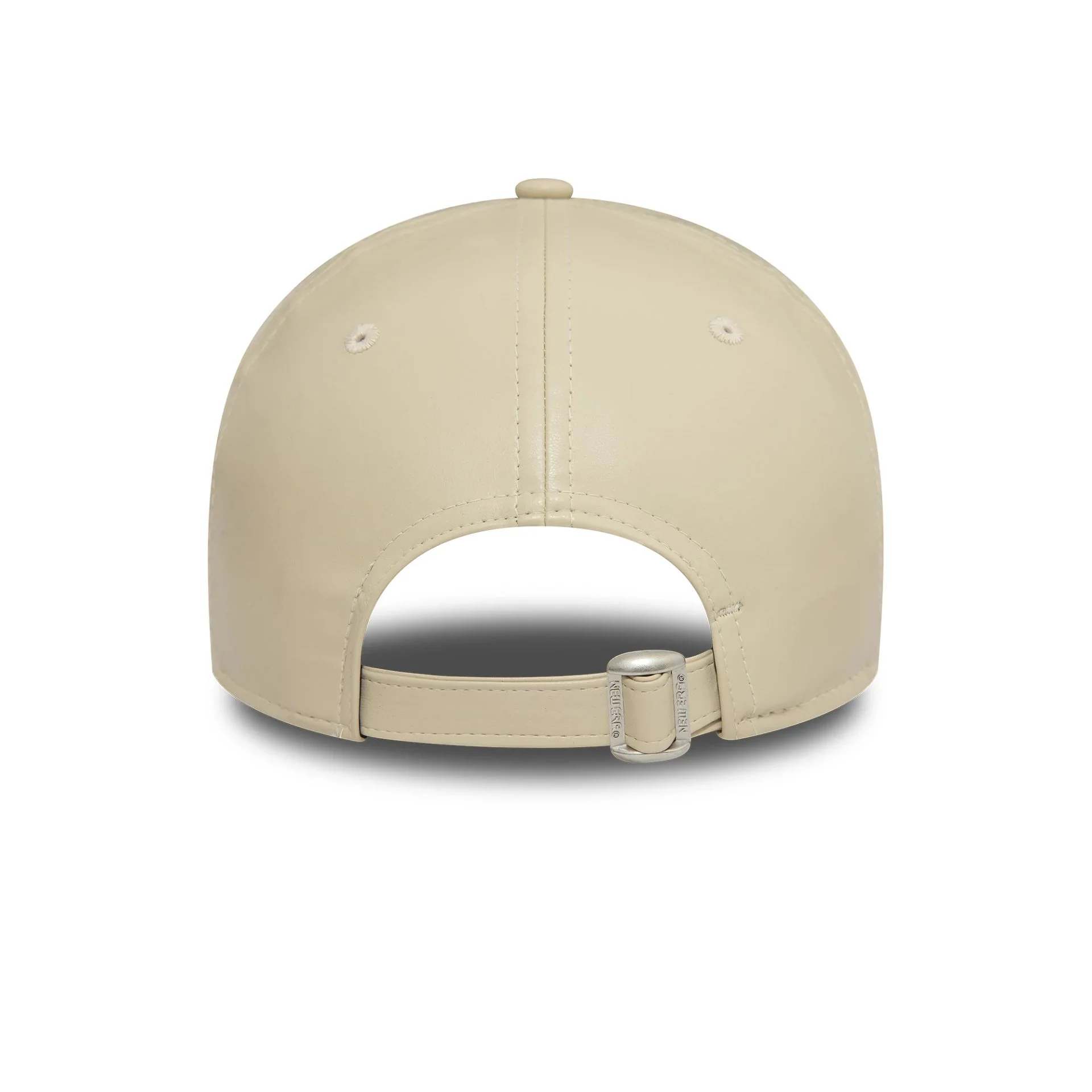 New York Yankees Womens Midi PU Light Beige 9FORTY Adjustable Cap - Image 4
