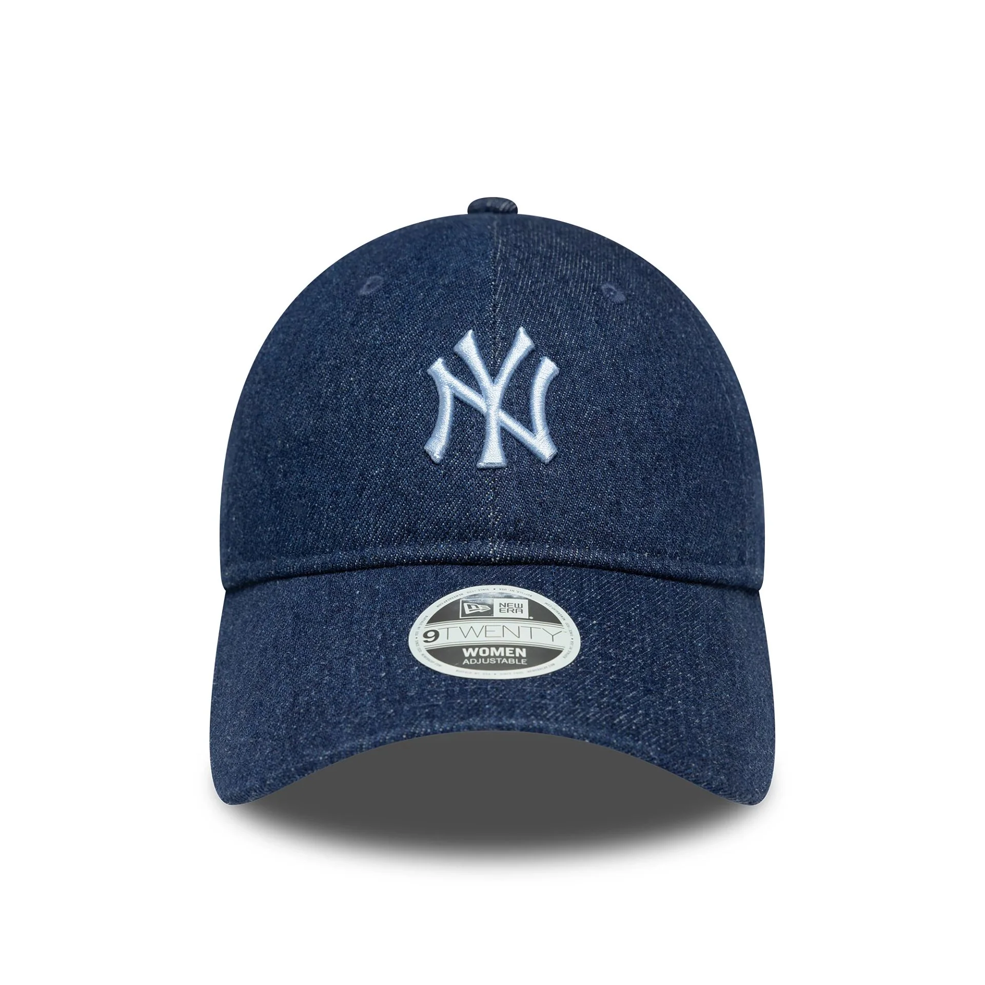New York Yankees Womens MLB Denim Navy 9TWENTY Adjustable Cap - Image 2