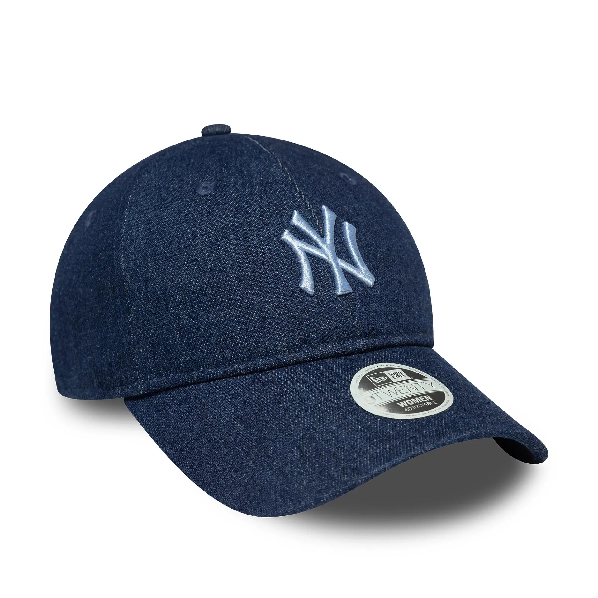 New York Yankees Womens MLB Denim Navy 9TWENTY Adjustable Cap - Image 3
