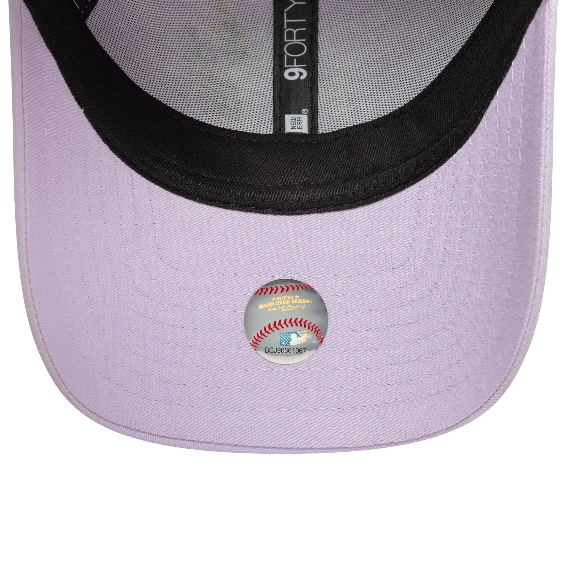 New York Yankees Womens MLB Floral Icon Pastel Purple 9FORTY Adjustable Cap - Image 5