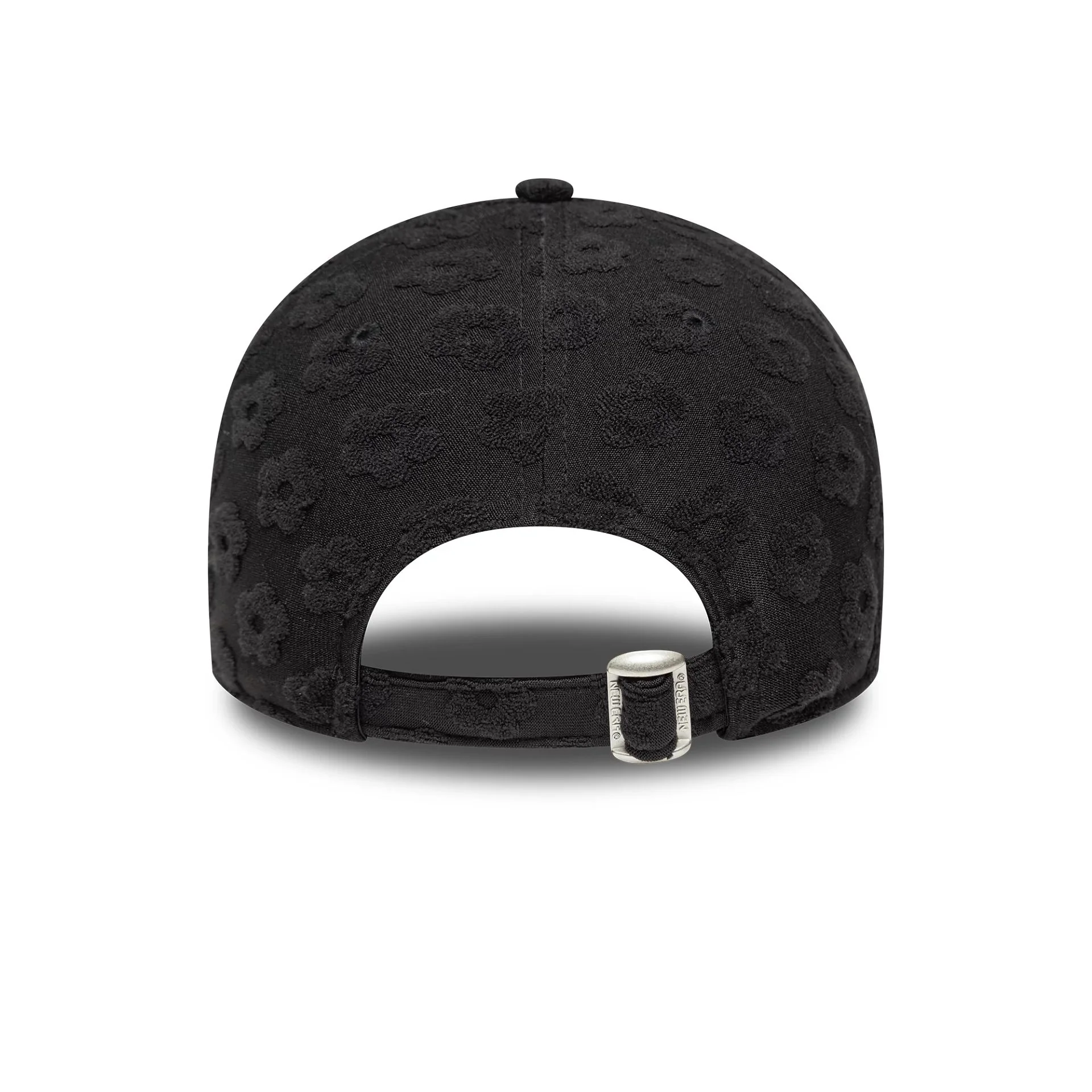 New York Yankees Womens MLB Floral Towelling Black 9FORTY Adjustable Cap - Image 4