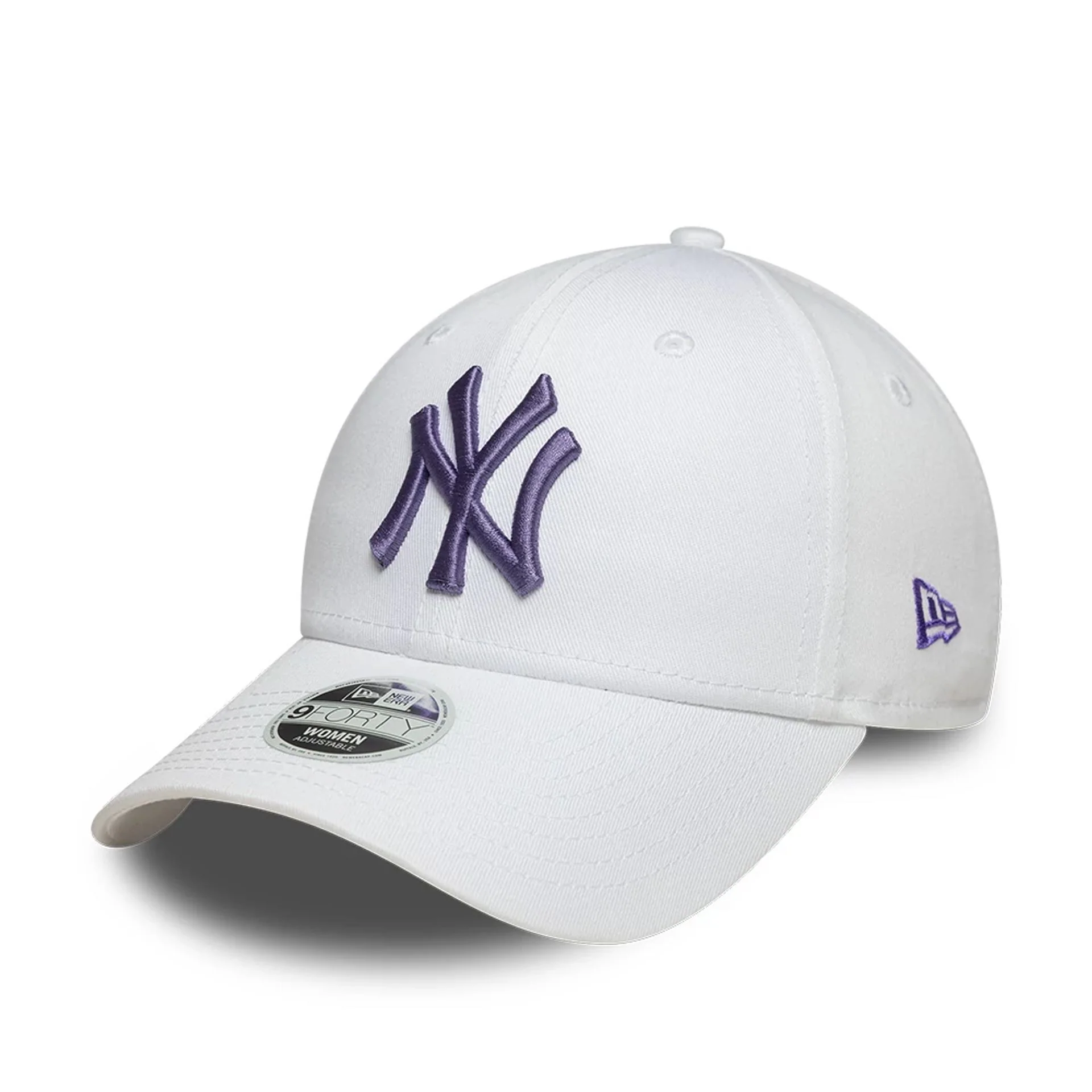 New York Yankees Womens MLB League Essential White 9FORTY Adjustable Cap - Image 4