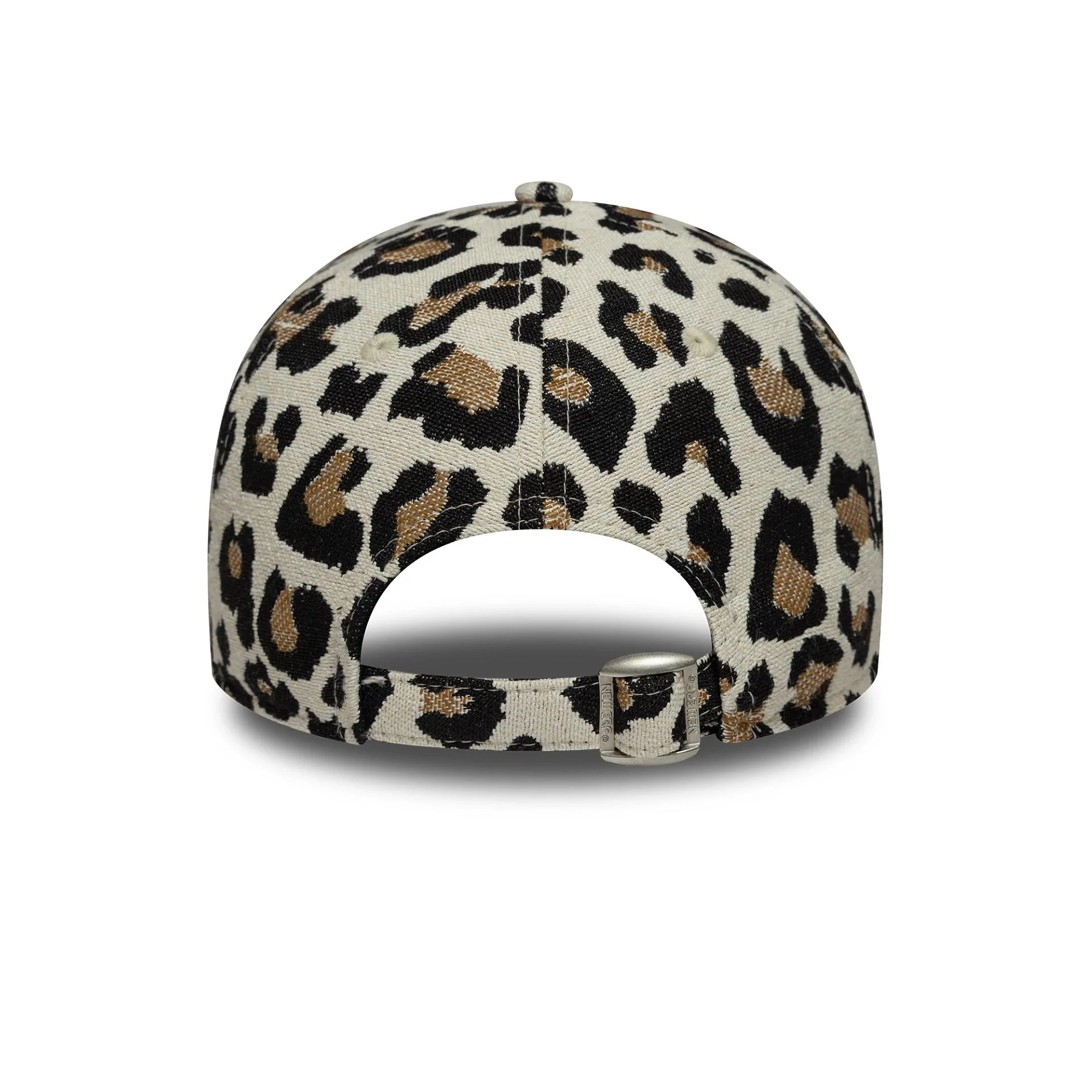 New York Yankees Womens MLB Leopard Midi Light Beige 9FORTY Cap - Image 3