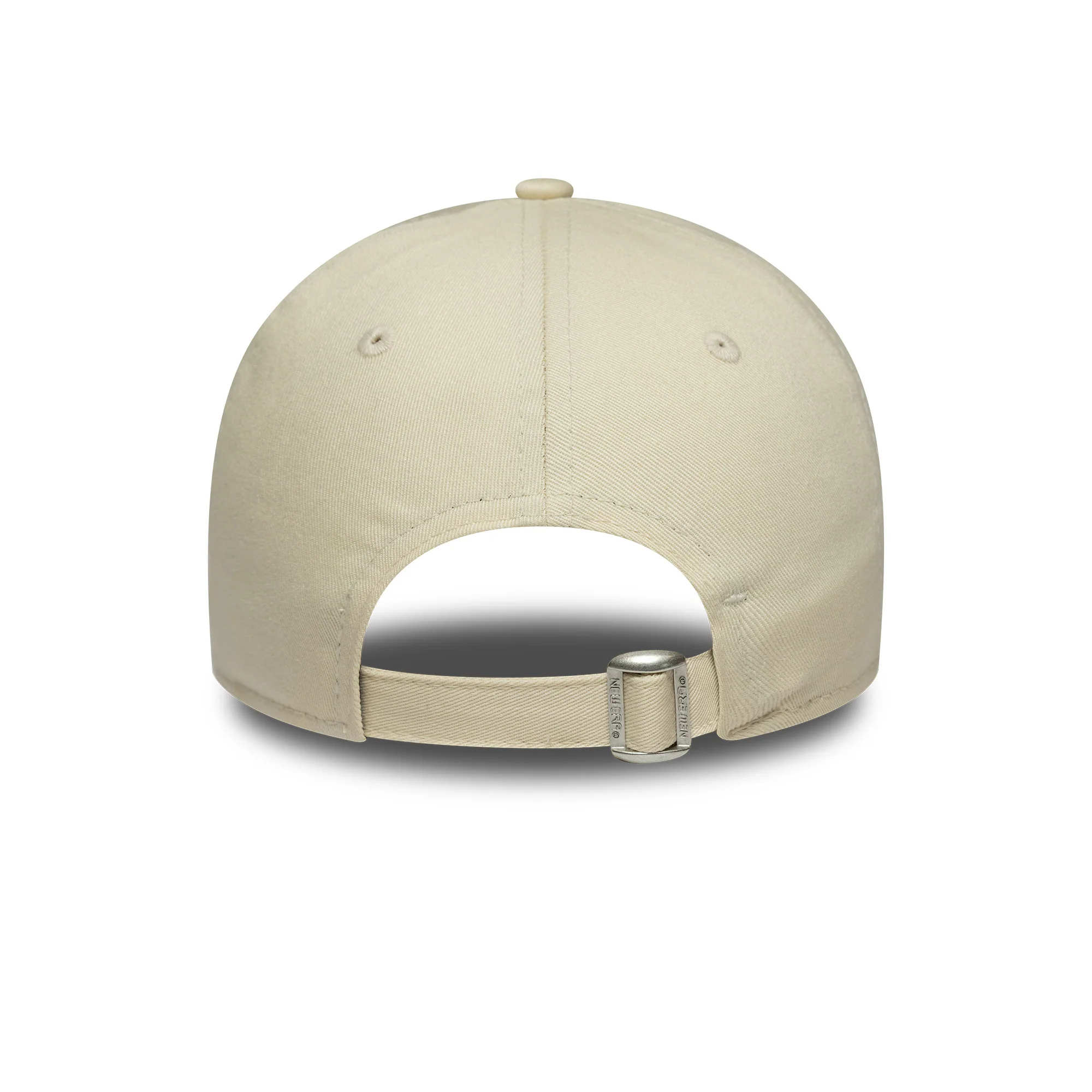 New York Yankees Womens MLB Metallic Logo Light Beige 9FORTY Cap - Image 3
