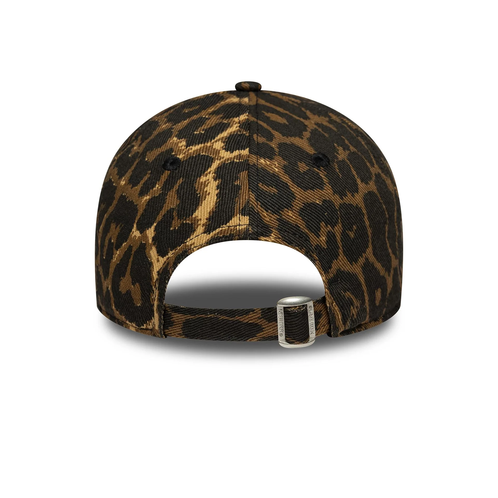 New York Yankees Womens MLB Outline Leopard Black 9TWENTY Adjustable Cap - Image 4