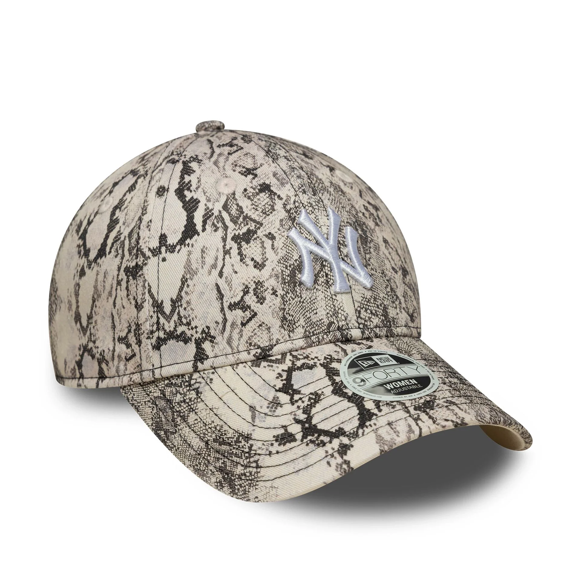 New York Yankees Womens MLB Snake Grey 9FORTY Adjustable Cap - Image 2