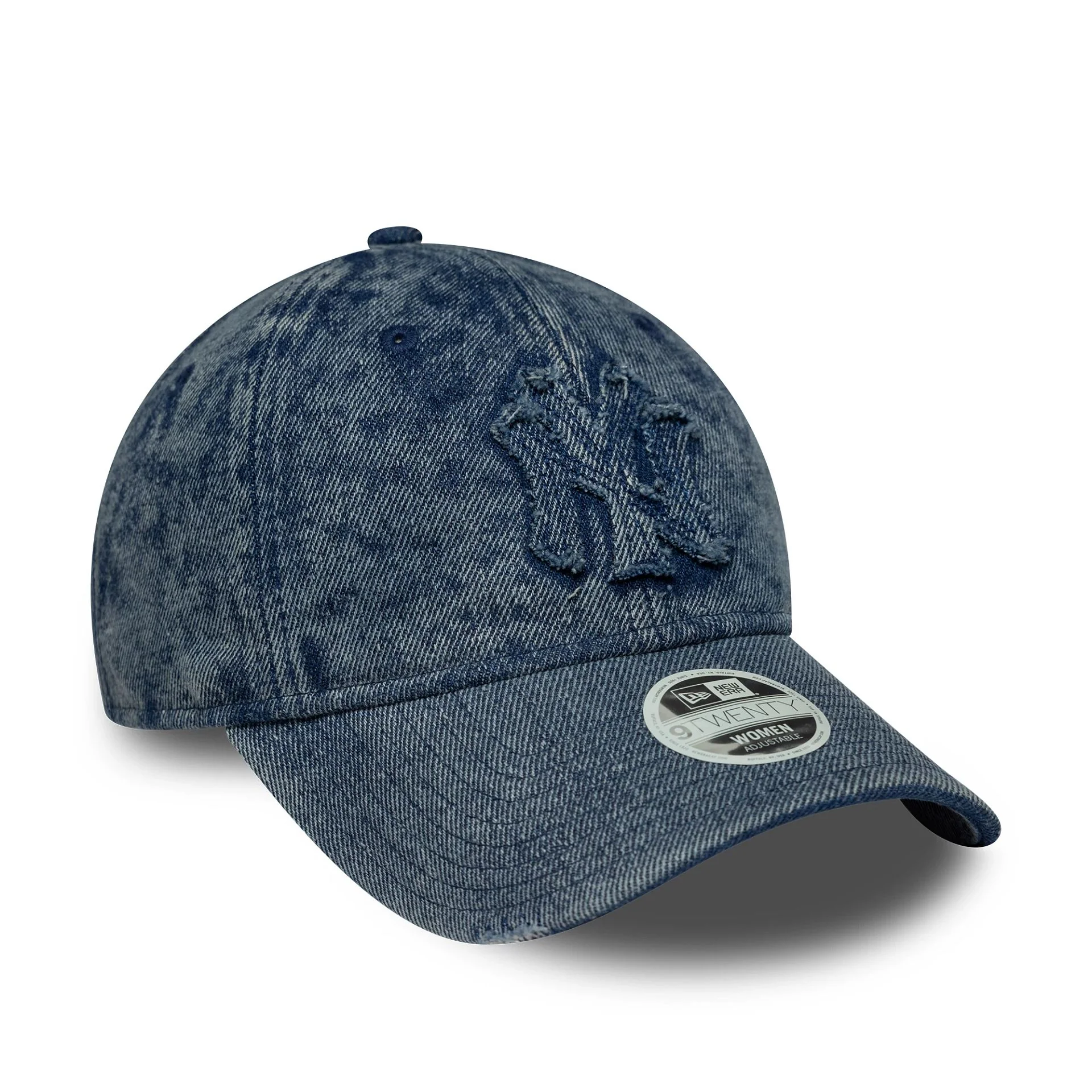 New York Yankees Womens MLB Stone Denim Pastel Blue 9TWENTY Adjustable Cap - Image 2